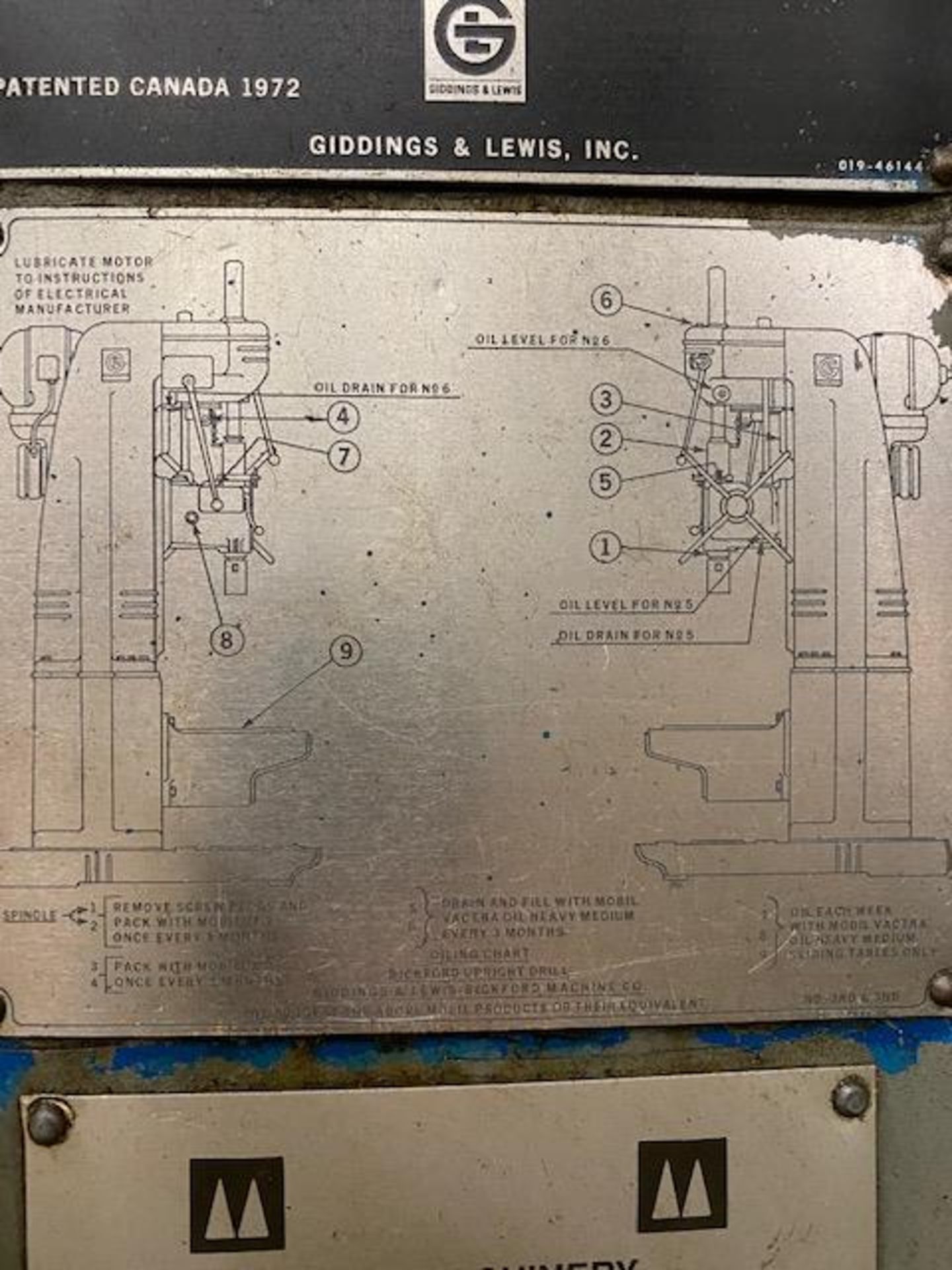 GIDDINGS & LEWIS SINGLE SPINDLE DRILL - Image 6 of 8