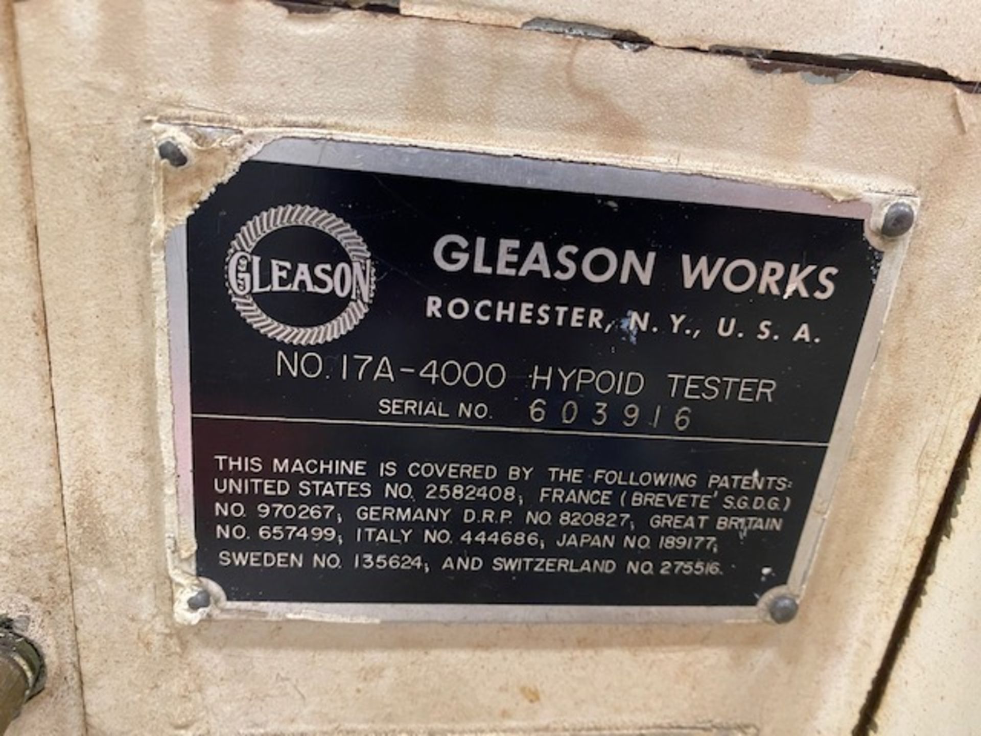 Gleason Works 17A-4000 Hypoid Gear Tester - Image 6 of 9