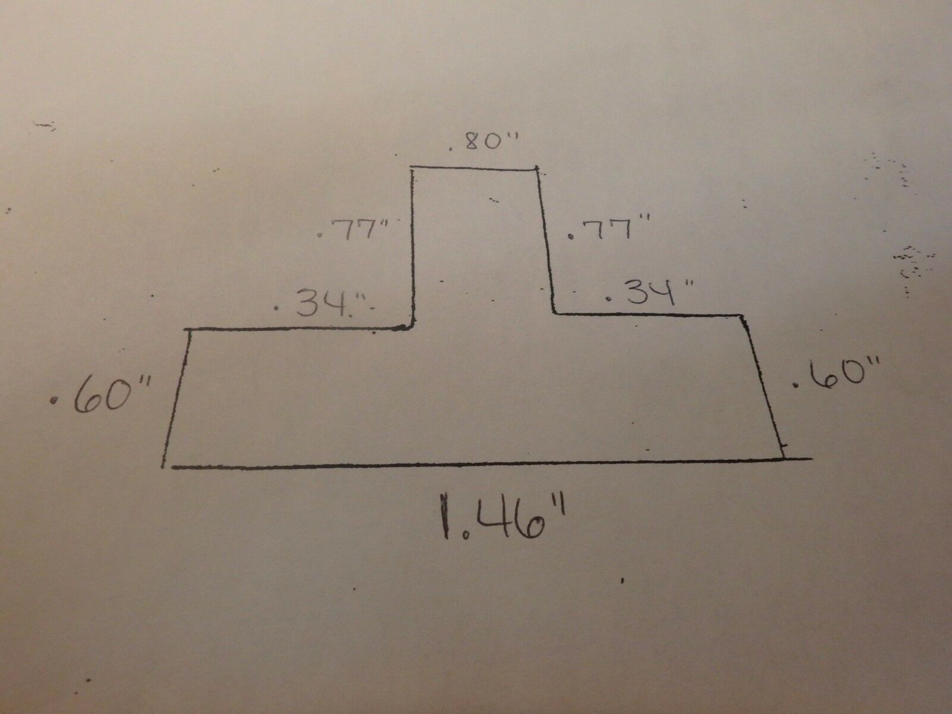 39" x 21" T-Slotted Table - Image 4 of 4