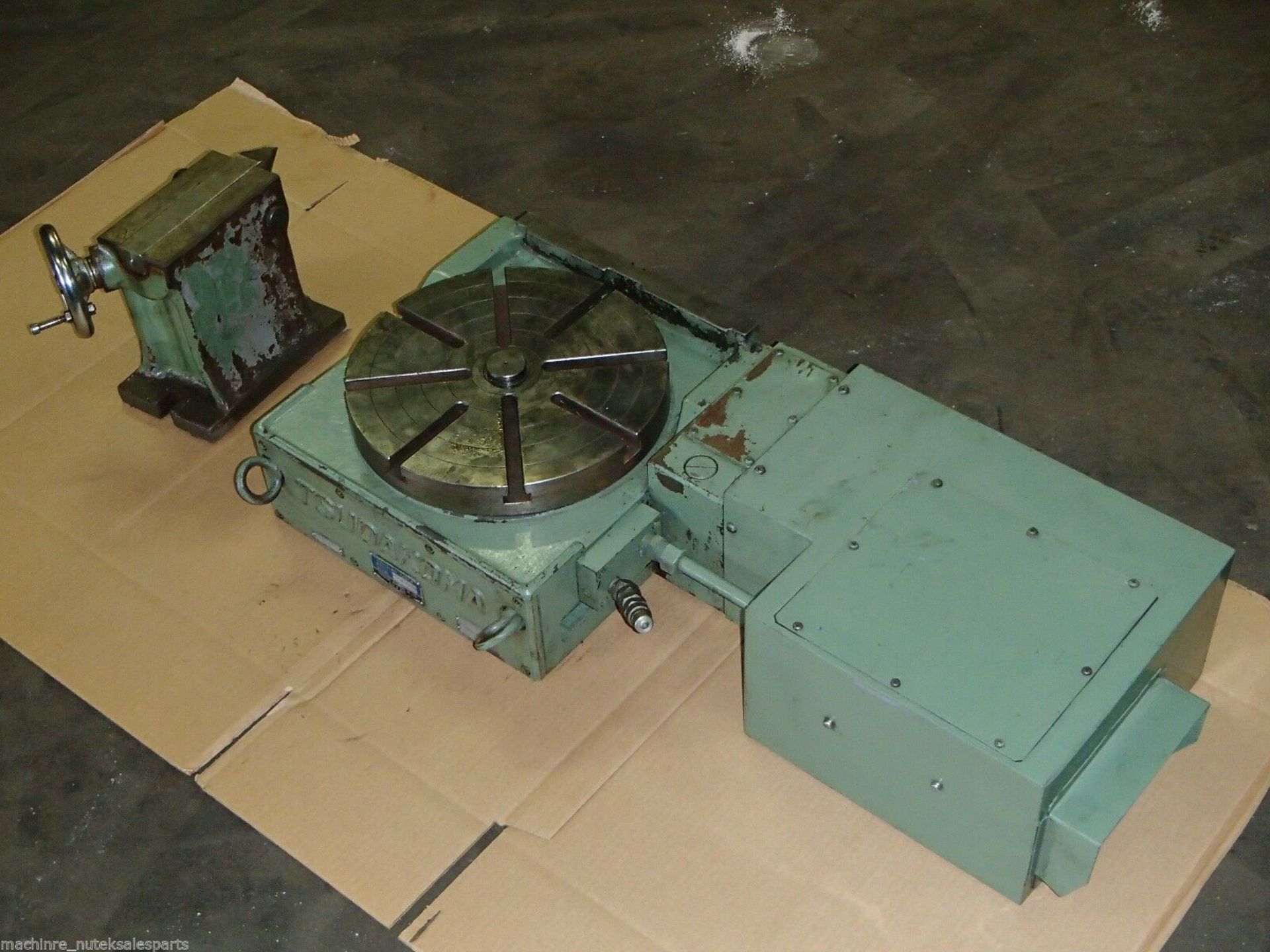 12" TSUDAKOMA 4th Axis Rotary Table w Tailstock #RNCV-300L - Image 3 of 5