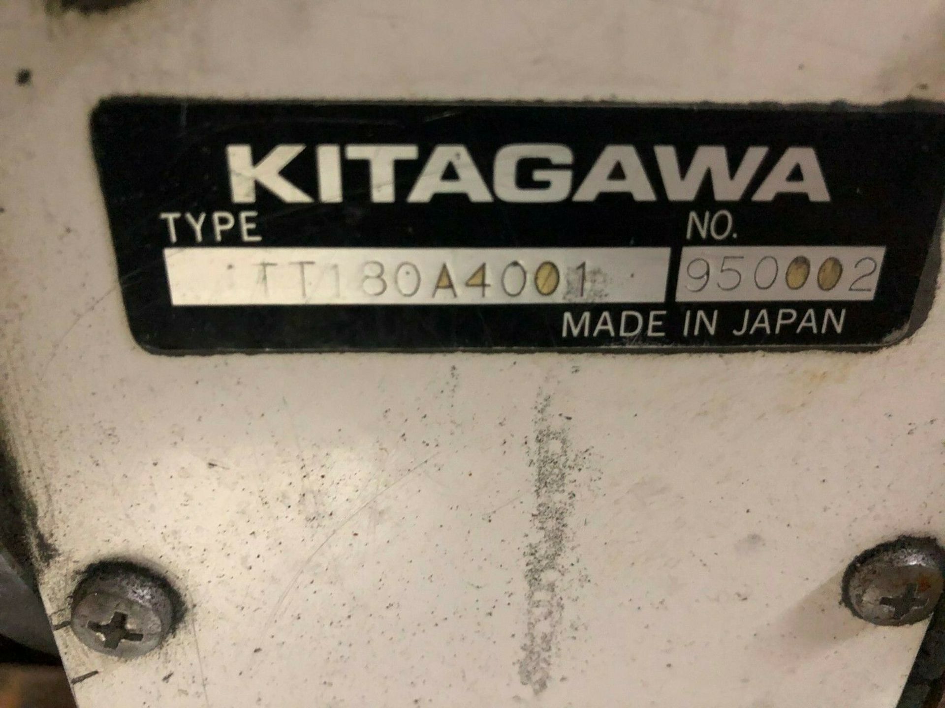 KITAGAWA CNC ROTARY TABLE #ATT180A4001   Weight: 400 LBS. W/SKID Dimensions: 21'' x 24'' x 14'' - Image 6 of 6