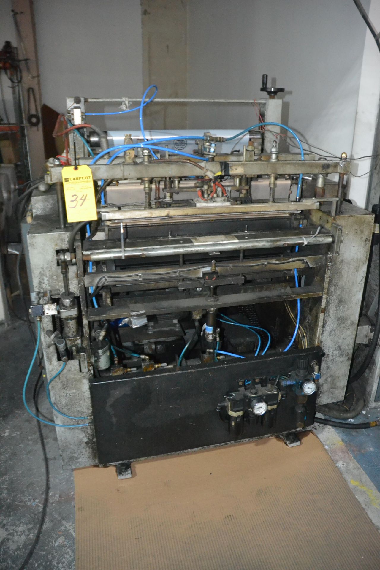 DeBernard Plastic Mac Cutting Machine, Model 919687