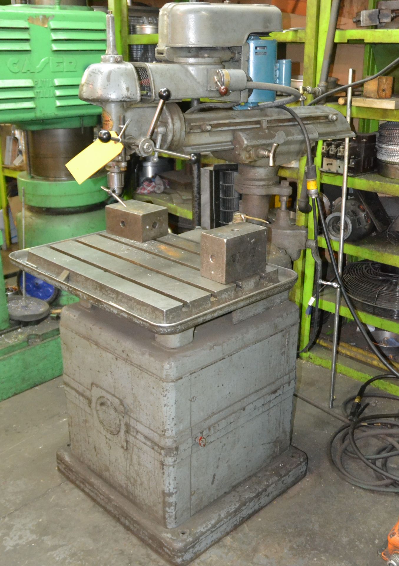 Walker Turner Radial Drill Press with 22" x 30" T-Slot Table - Image 2 of 2