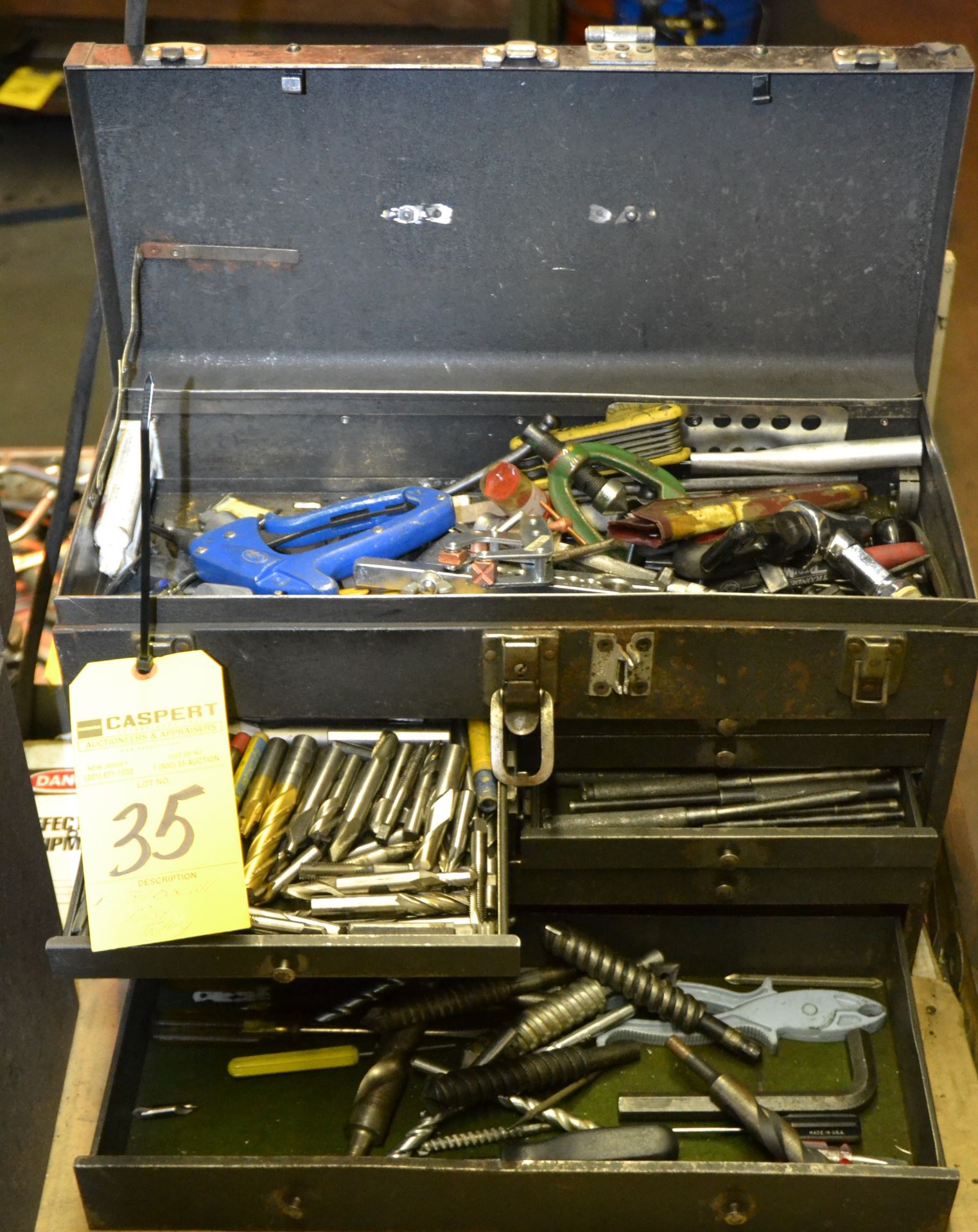 Tool Box with Assorted Tools