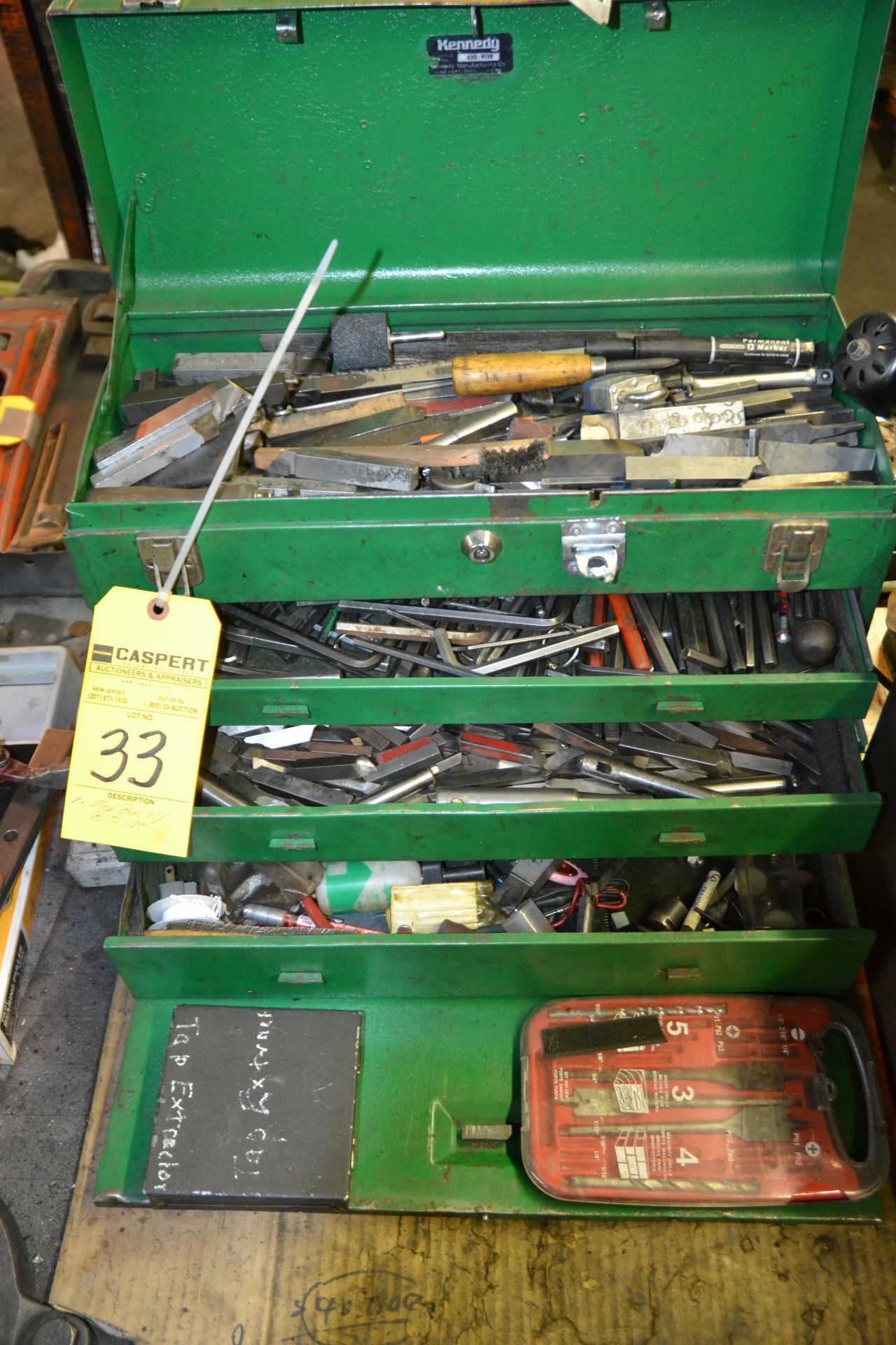 Tool Box with Tools and Bits