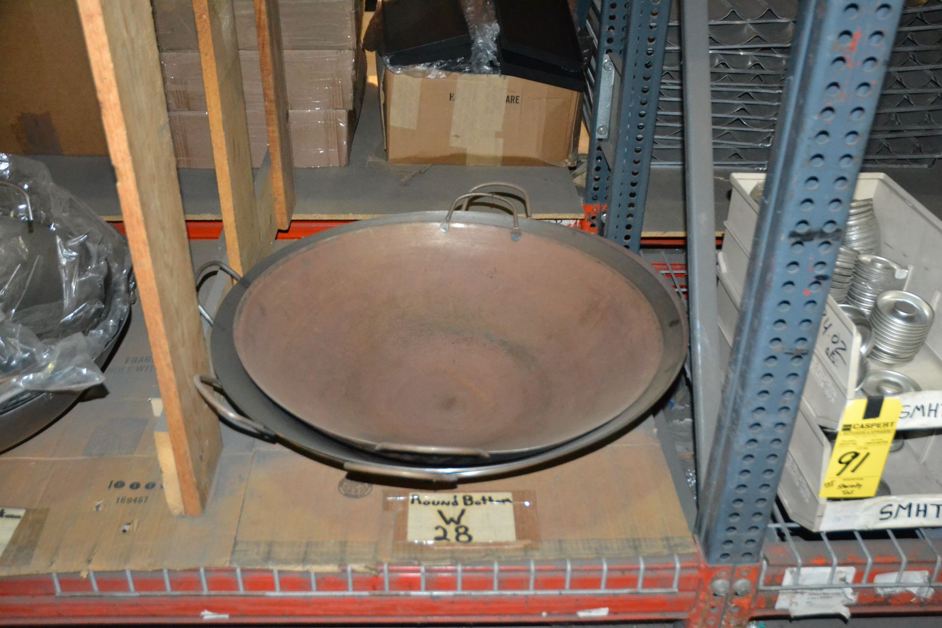 20"+ 2-Handle Round-Bottom Woks - Image 2 of 2