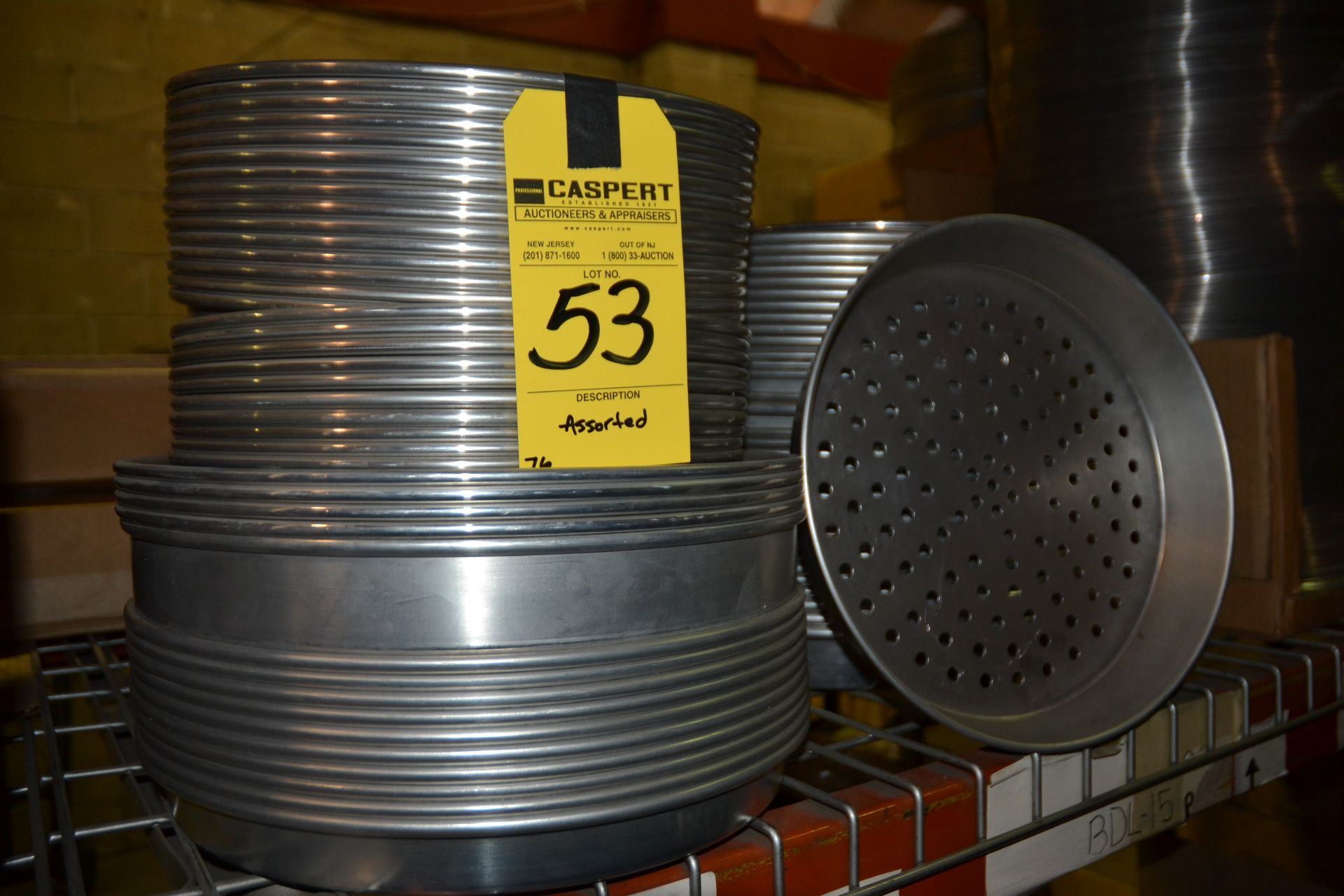 14" & 15" (Assorted Thickness) Perforated Deep Straight Sided Pans