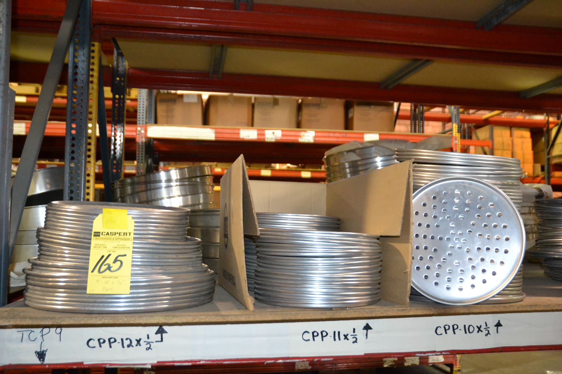 9" - 12" x 1/2" Perforated Straight Sided Pizza Pans