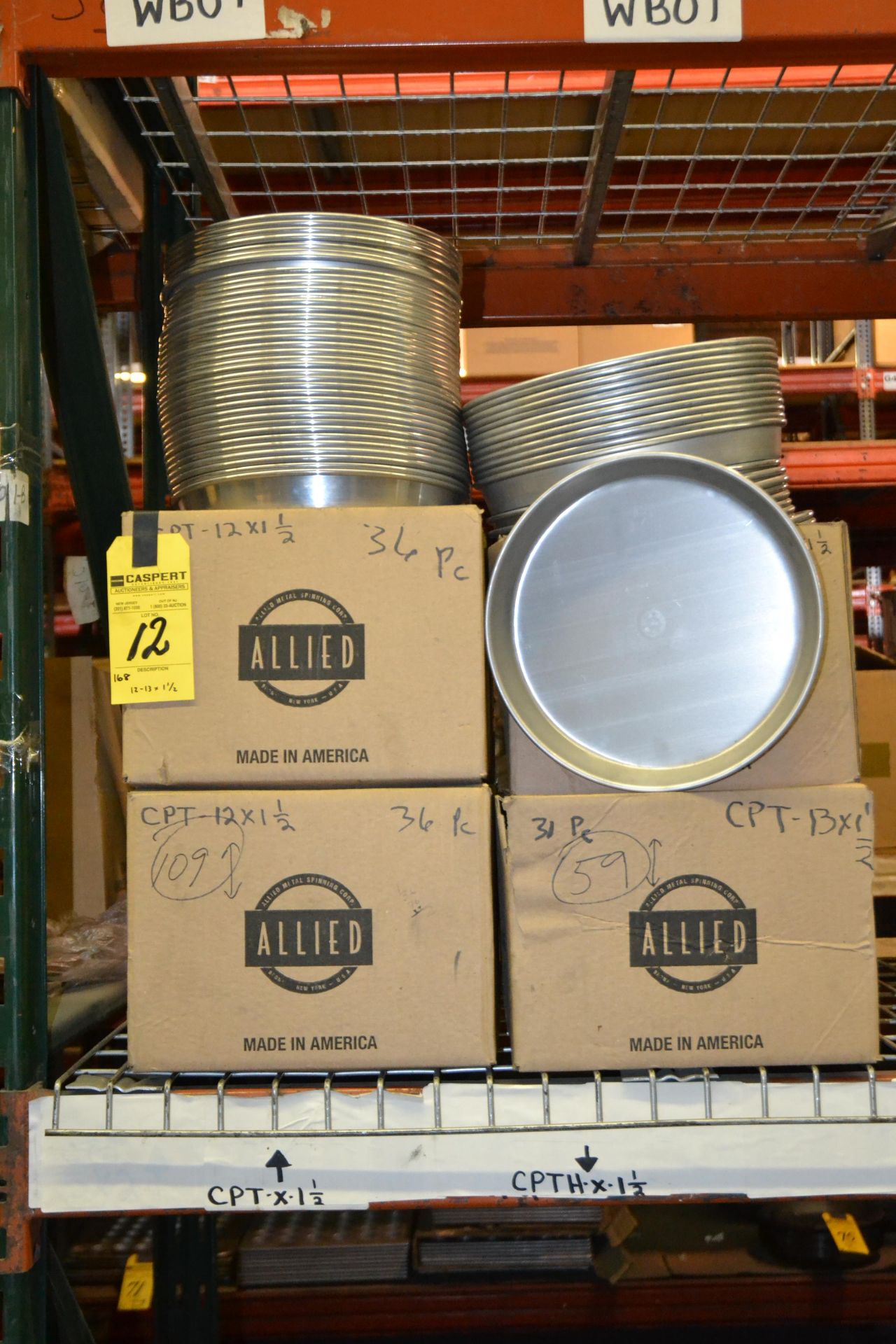 12" & 13" x 1 1/2" Deep Tapered Pans