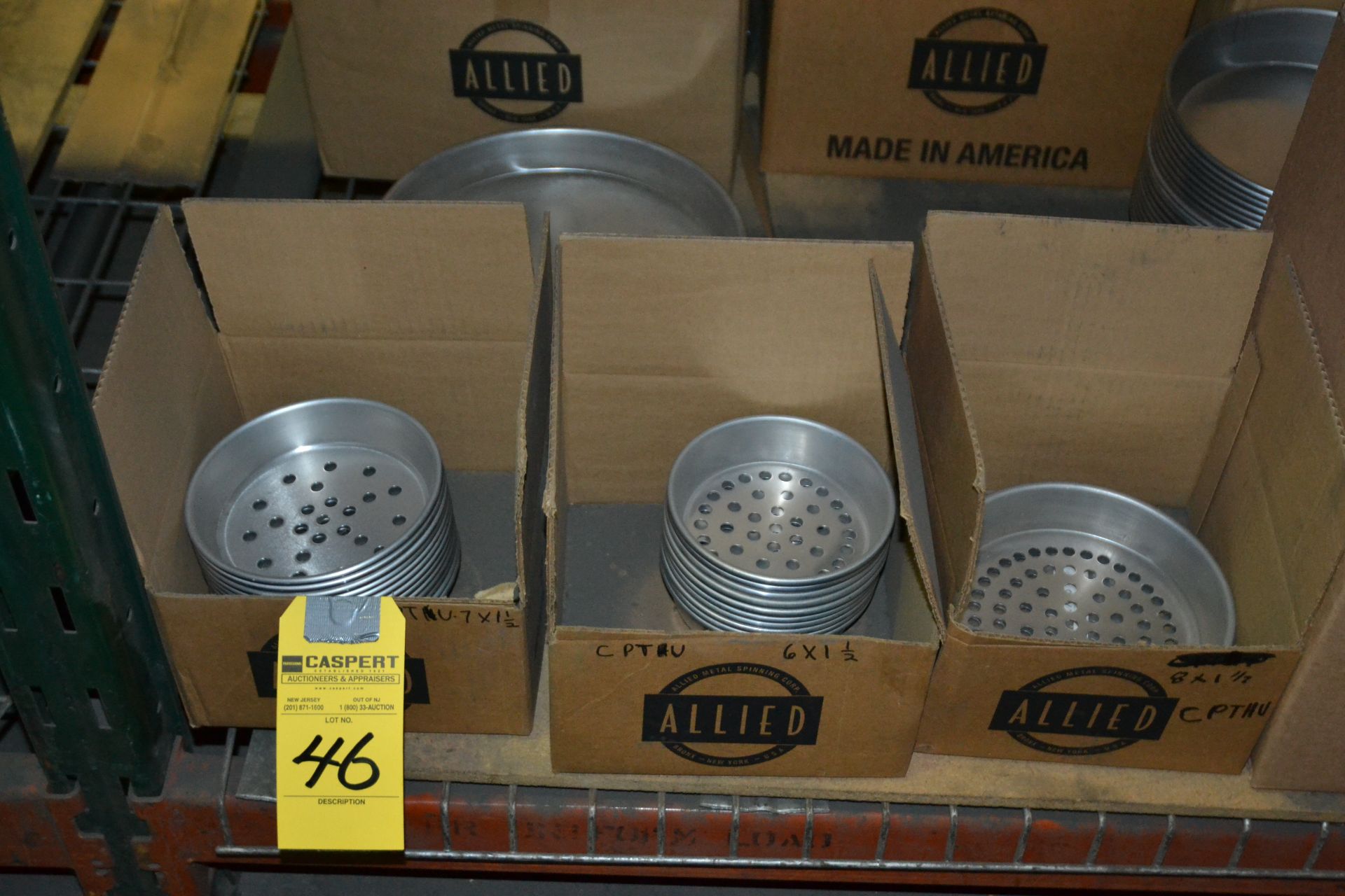 6" - 12" x 1 1/2" Assorted Perforated Pans