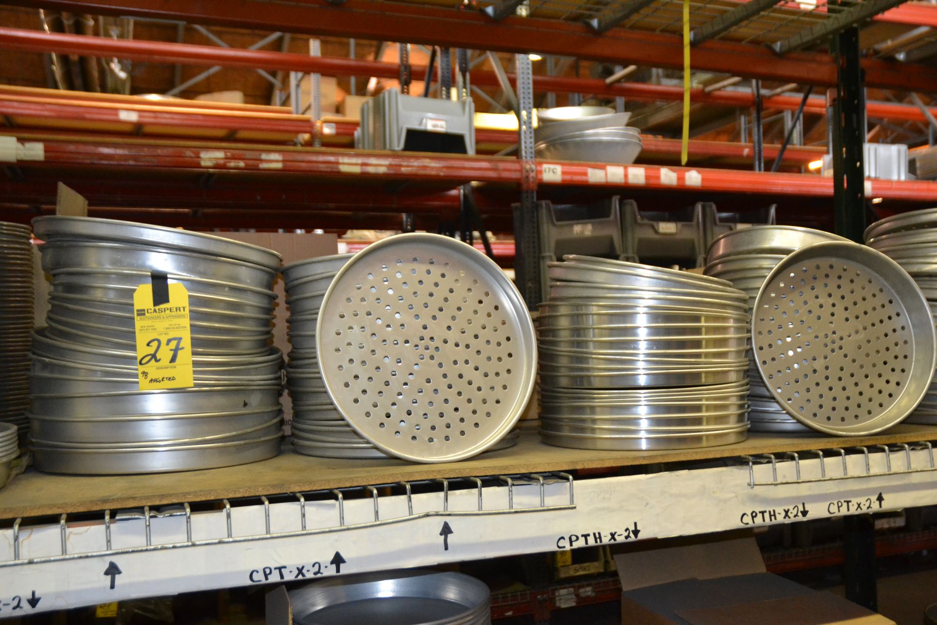 Assorted Sized Perforated Deep Tapered Pans