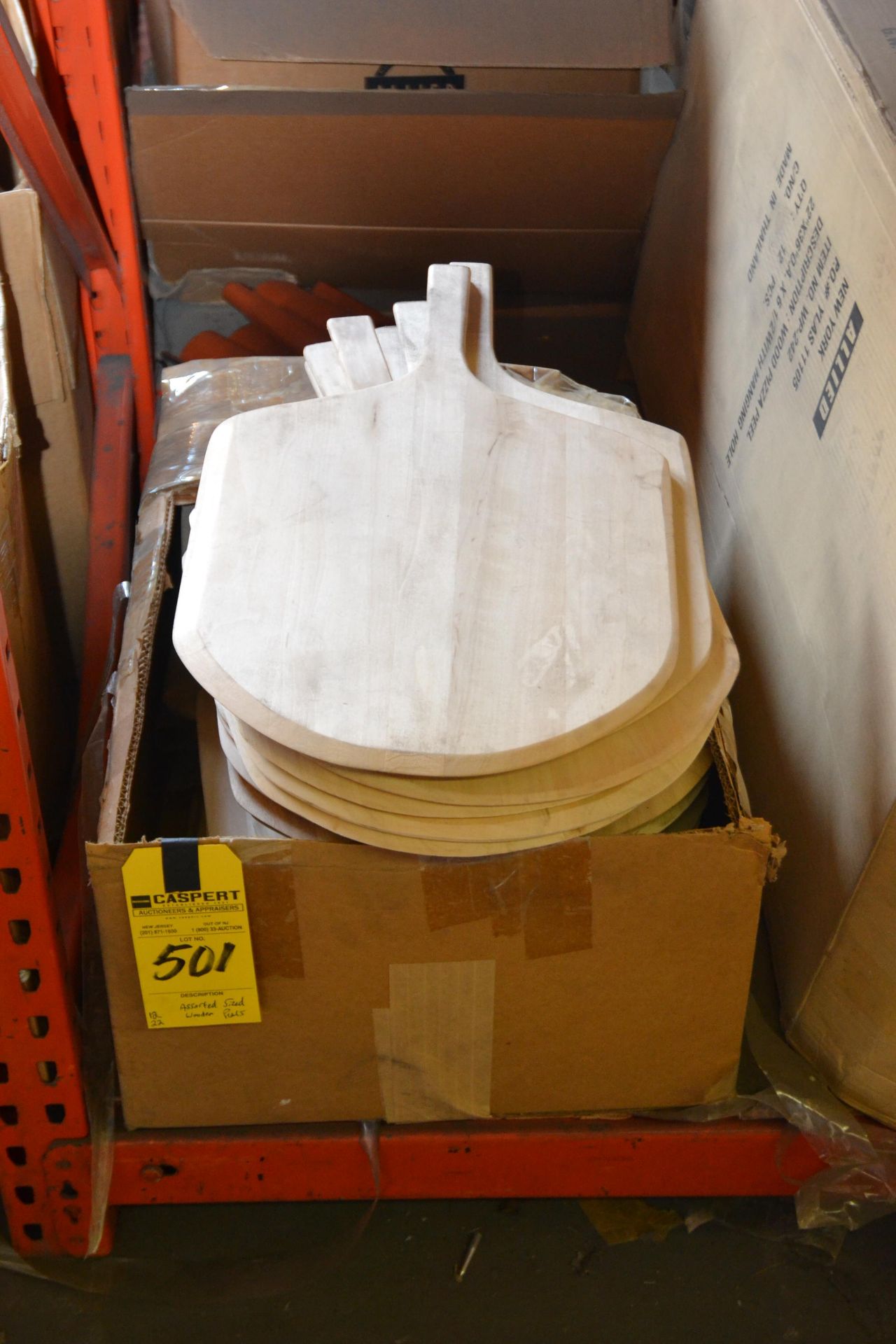 Assorted Sized Wooden Pizza Peels