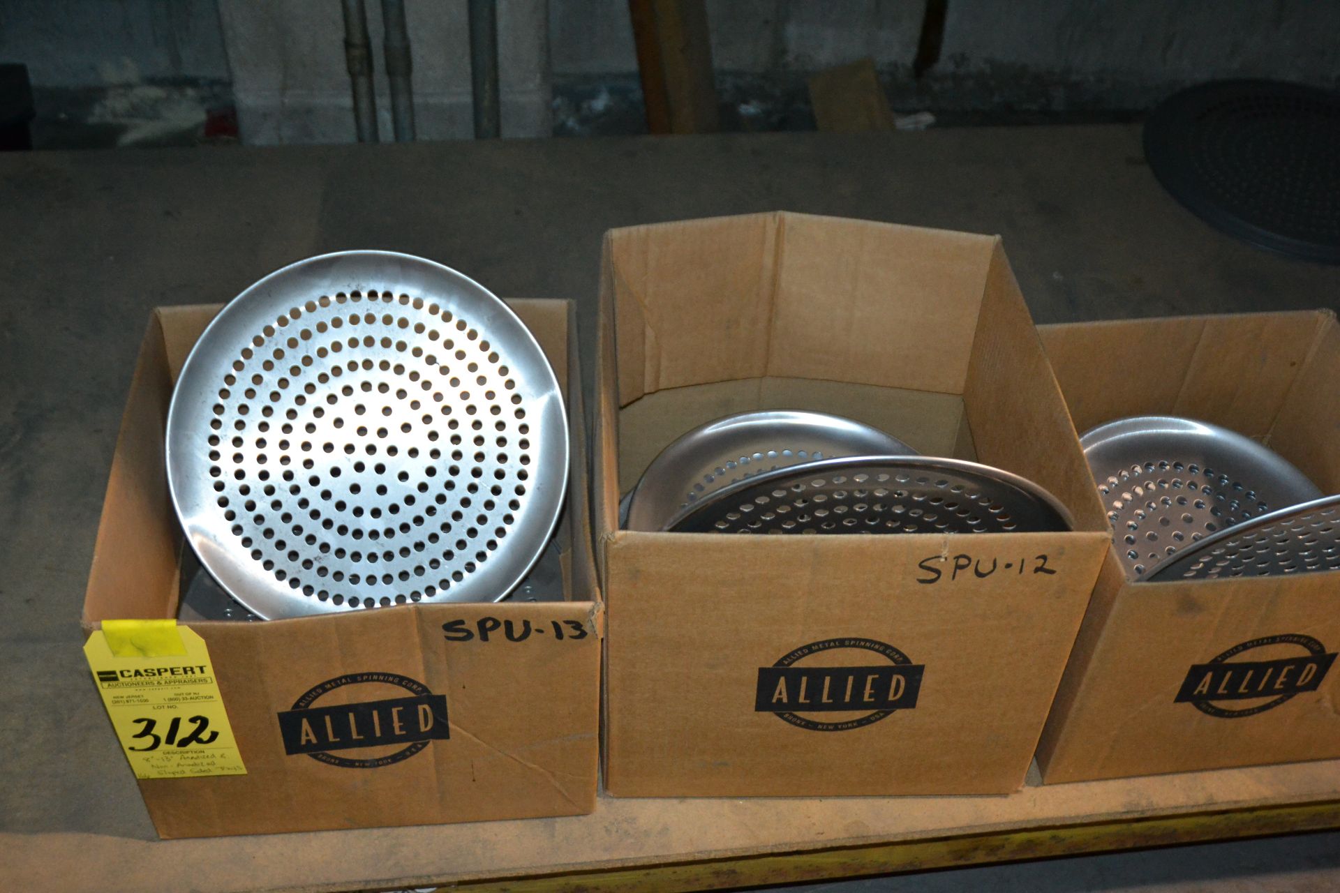 8" - 13" Anodized and Non-Anodized Sloped Sided Trays