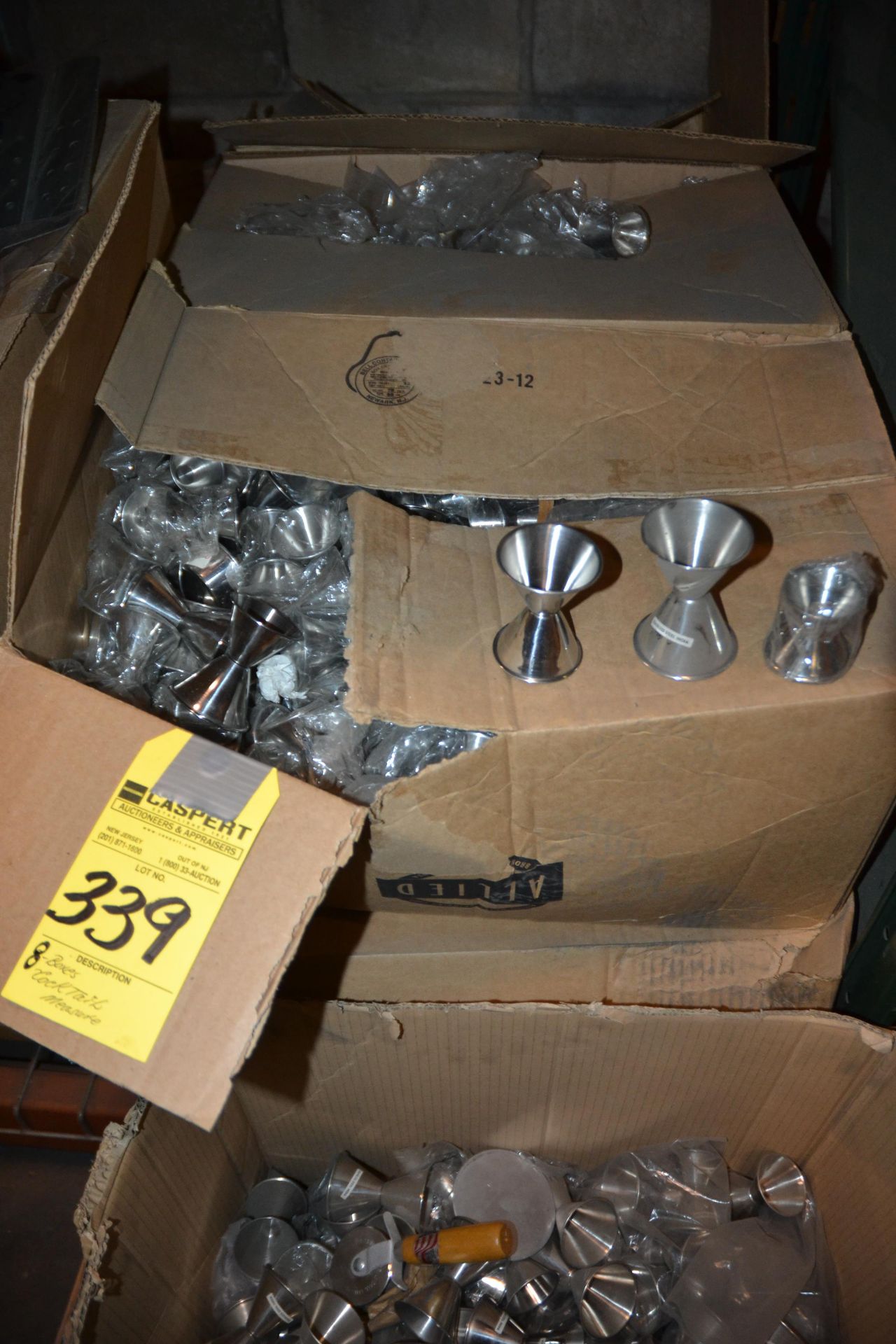 Boxes of Cocktail Measuring Cups
