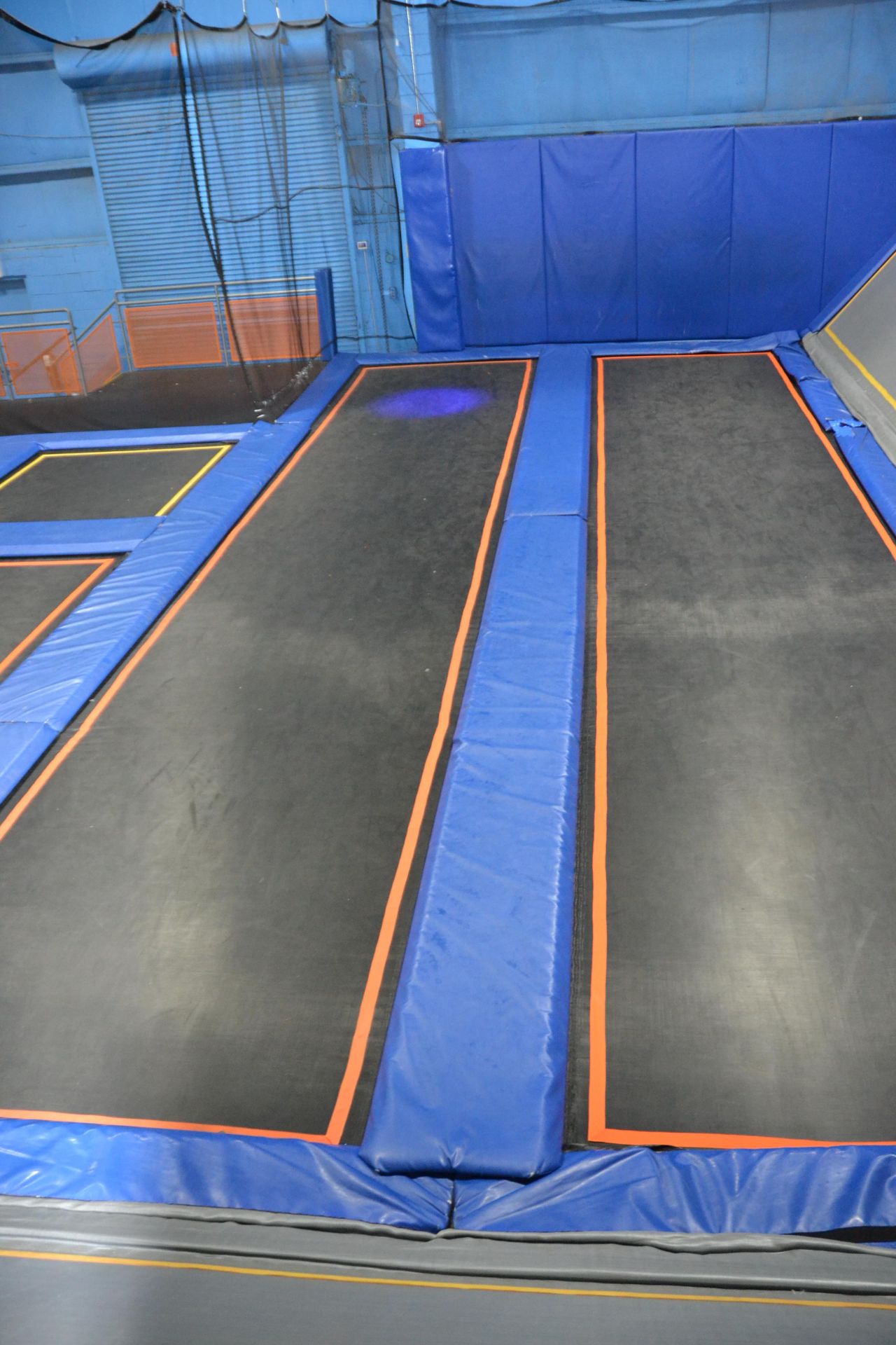 Trampoline Area Including: (14) 7 1/2' x 7' Trampolines, (2) 15' x 7' Trampolines. (2) 34' x 7 1/ - Image 4 of 5