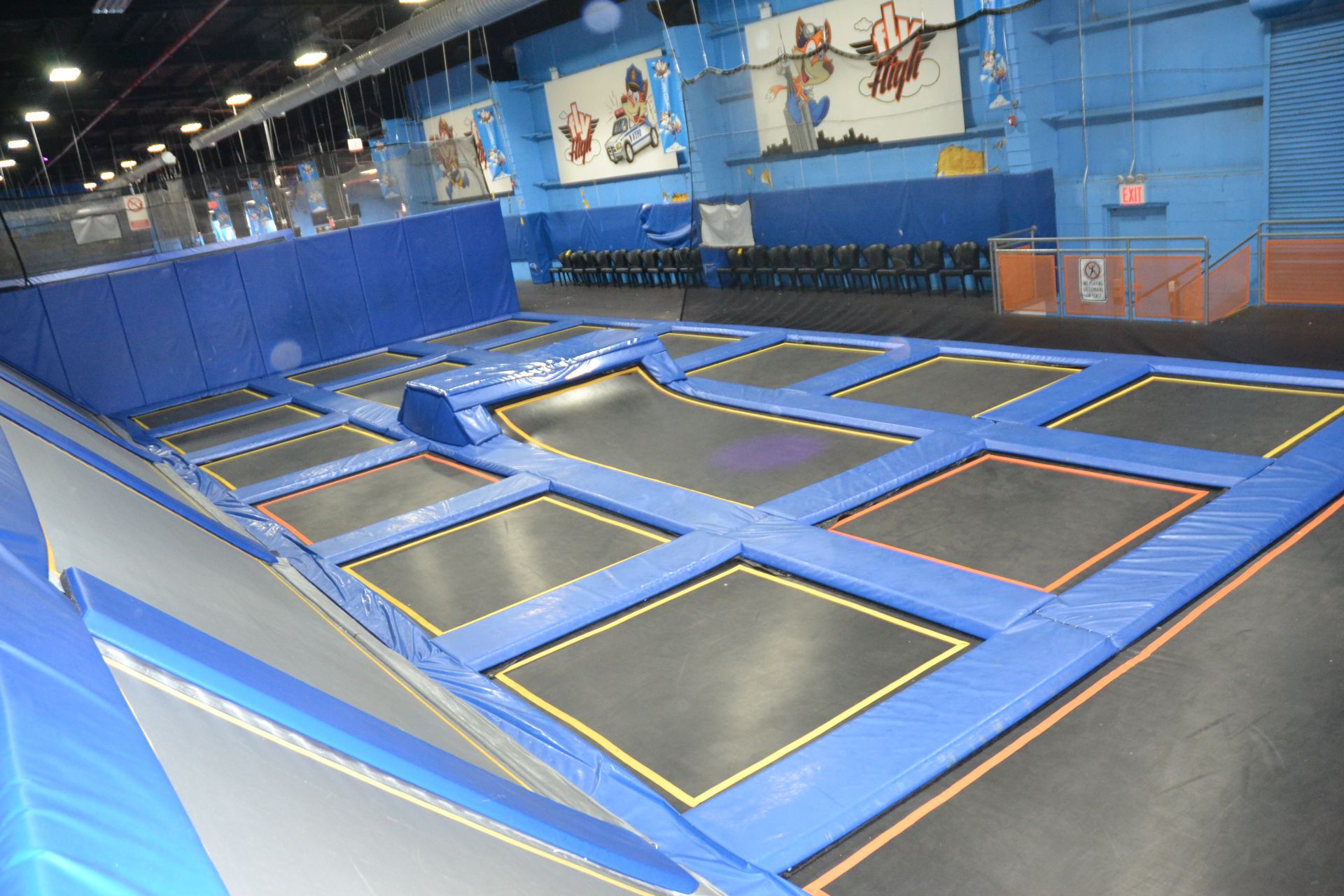 Trampoline Area Including: (14) 7 1/2' x 7' Trampolines, (2) 15' x 7' Trampolines. (2) 34' x 7 1/ - Image 5 of 5