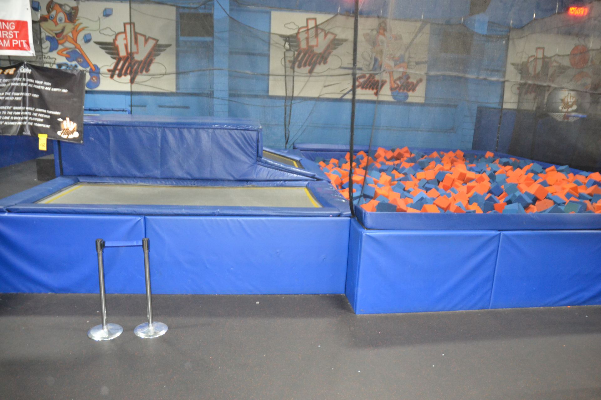 Trampoline Foam Pit Area Including: (2) 12' x 6' Trampolines, (1) 6' x 3' Trampoline, (1) 12' x 6' - Image 5 of 5