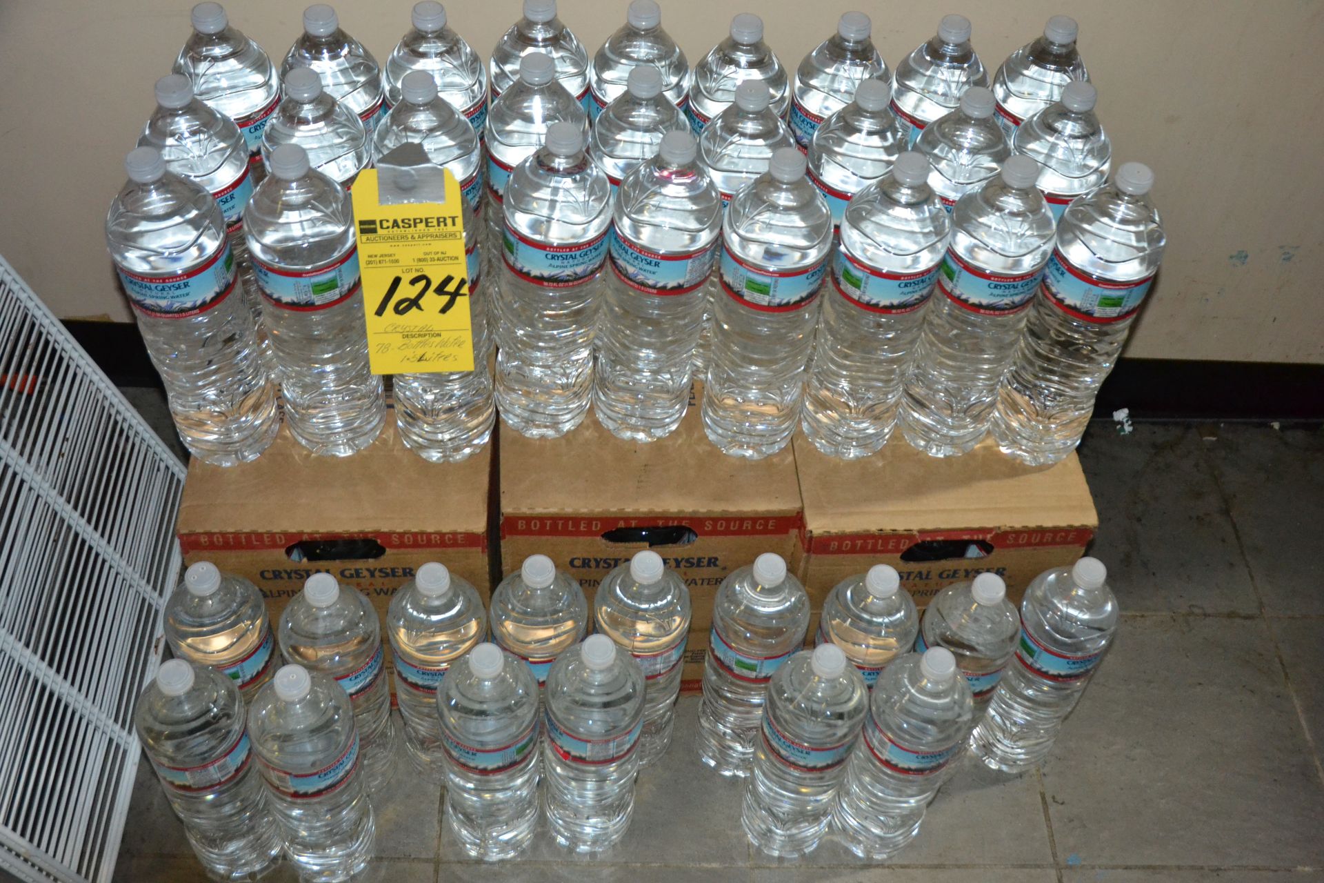 1.5 Liter Crystal Geyser Water Bottles