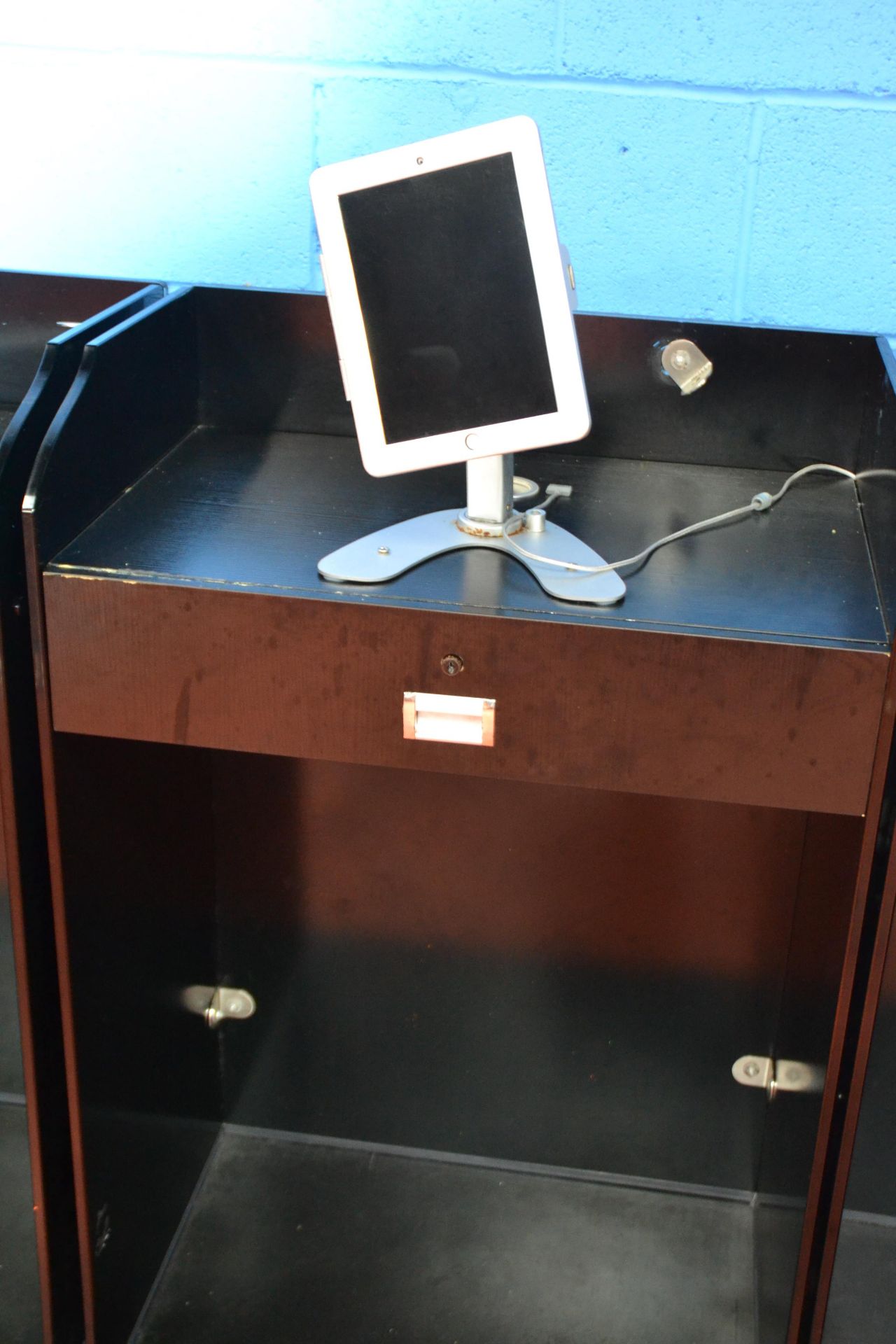 iPad Stands with (2) iPads and (4) Counters