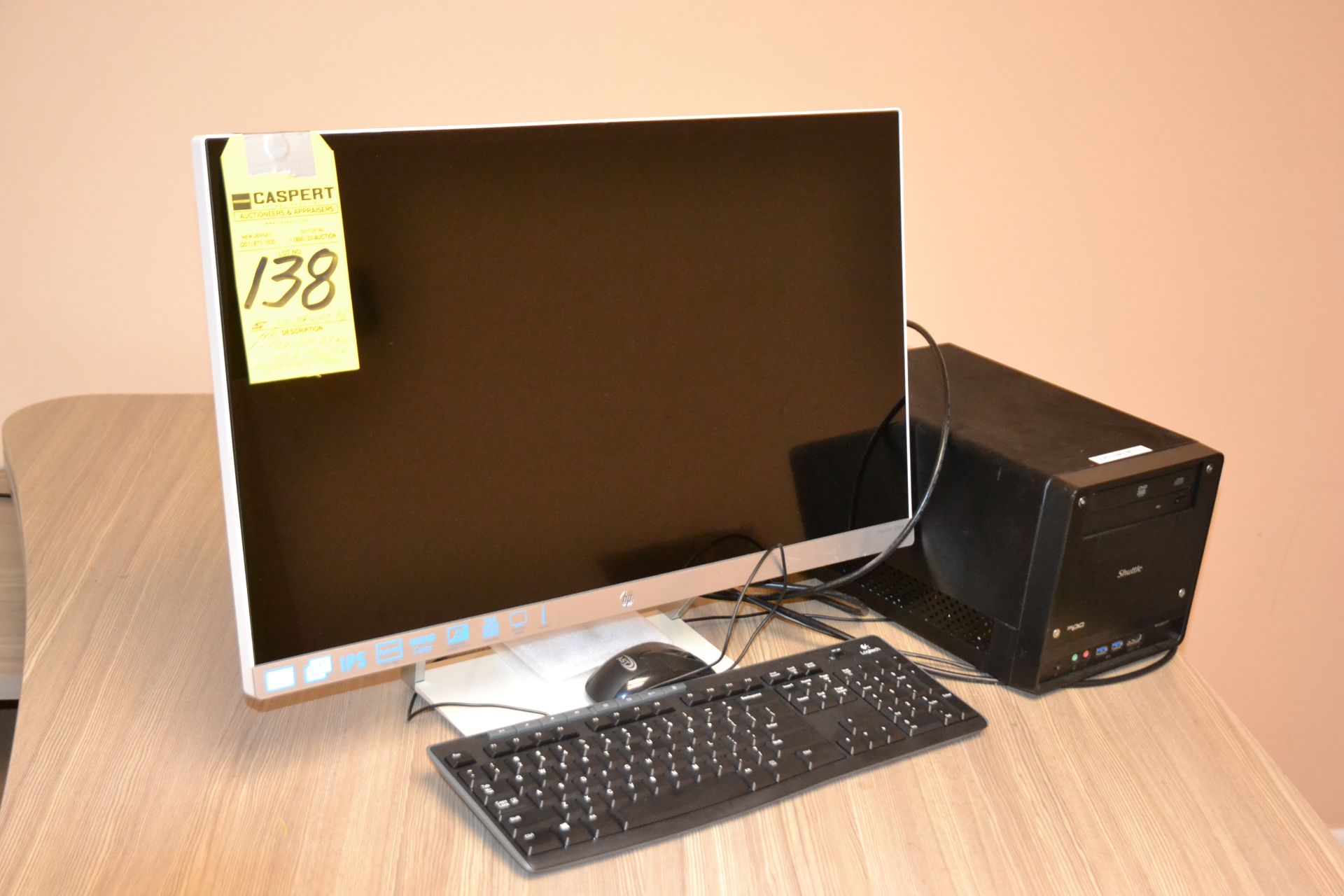 27" HP LED Monitor w/ Keyboard & Mouse, XPC Shuttle Computer