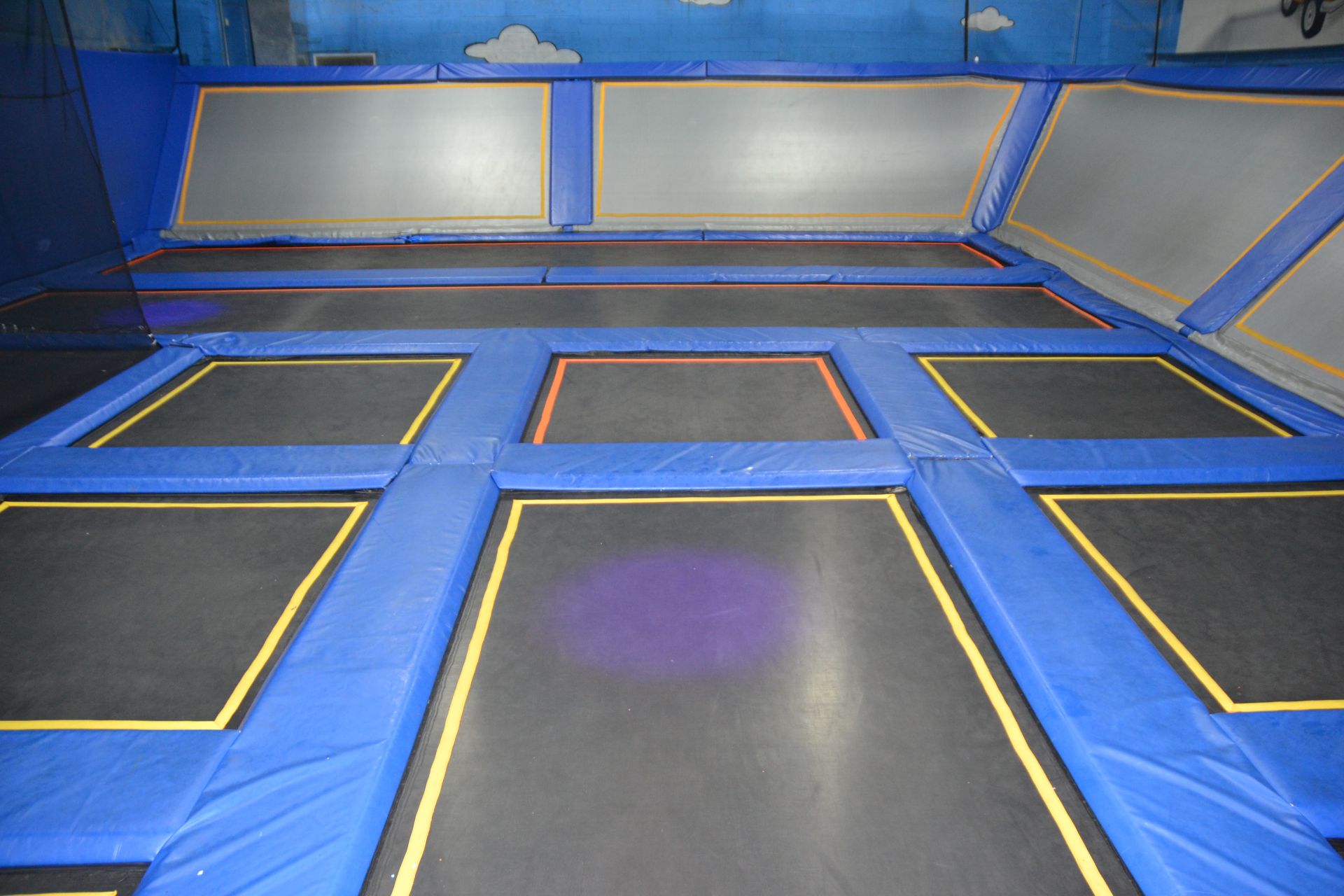 Trampoline Area Including: (14) 7 1/2' x 7' Trampolines, (2) 15' x 7' Trampolines. (2) 34' x 7 1/ - Image 3 of 5