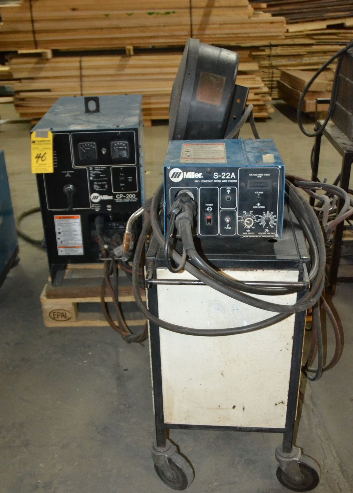 Miller CP200 Arc Welder with Wire Feeder S22-A