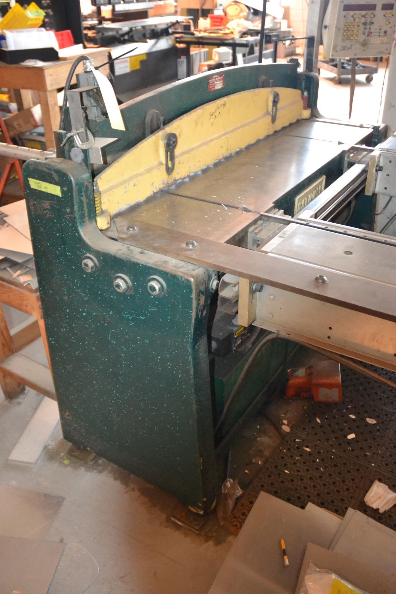 Natural Sheet Metal Shear, M. DH5210, s/n 170-297 - Image 2 of 3