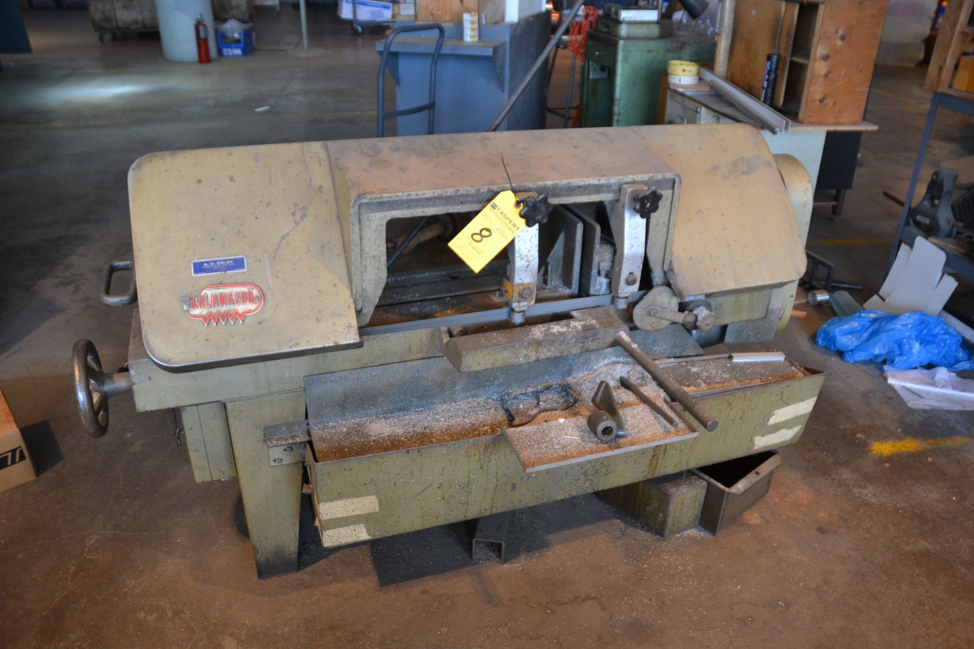 Kalamazoo Horizontal Bandsaw, M. H9AW, s/n 8572