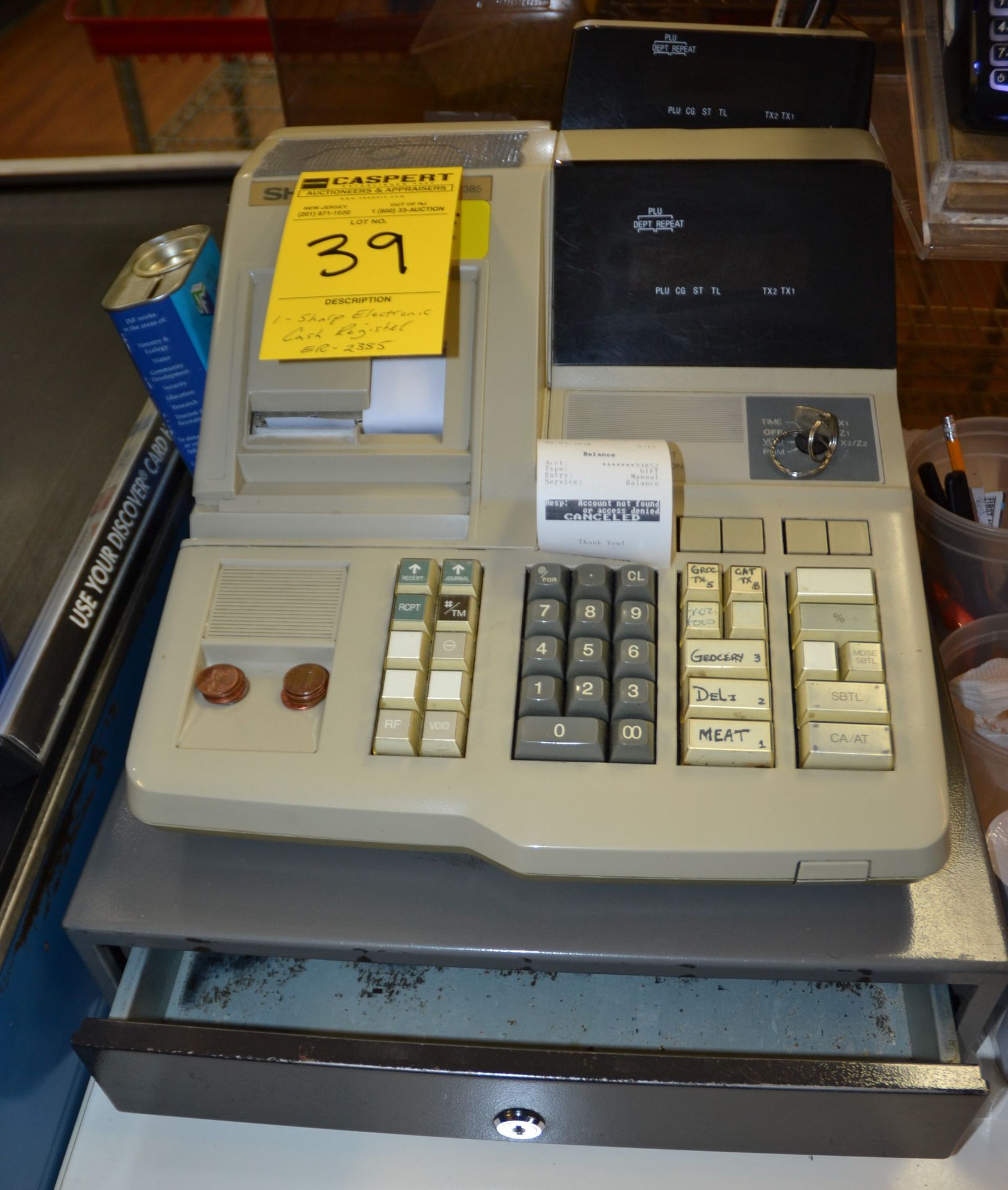 Sharp Electronic Cash Register, M: ER-2385