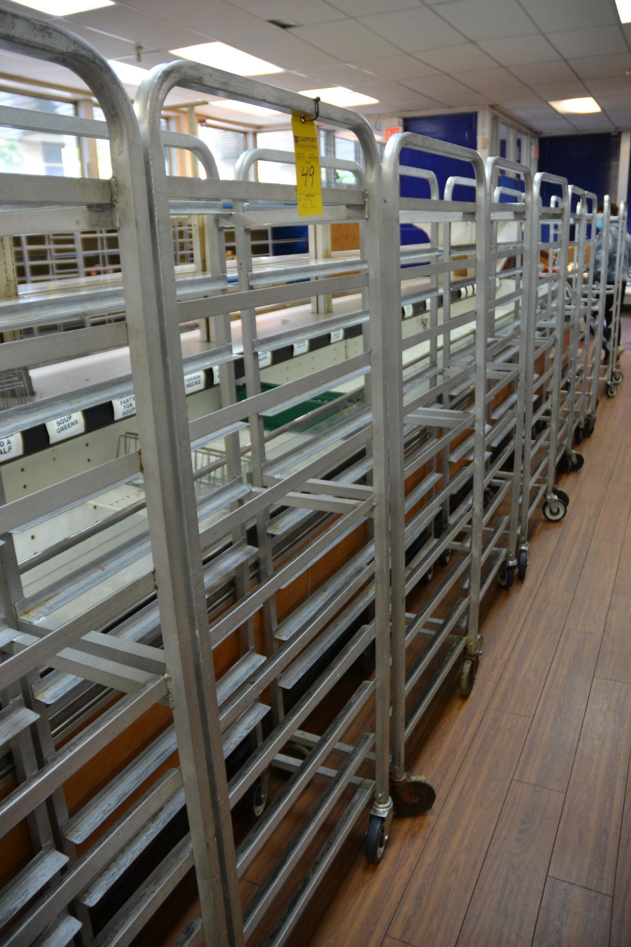 9-Tray Rolling Racks