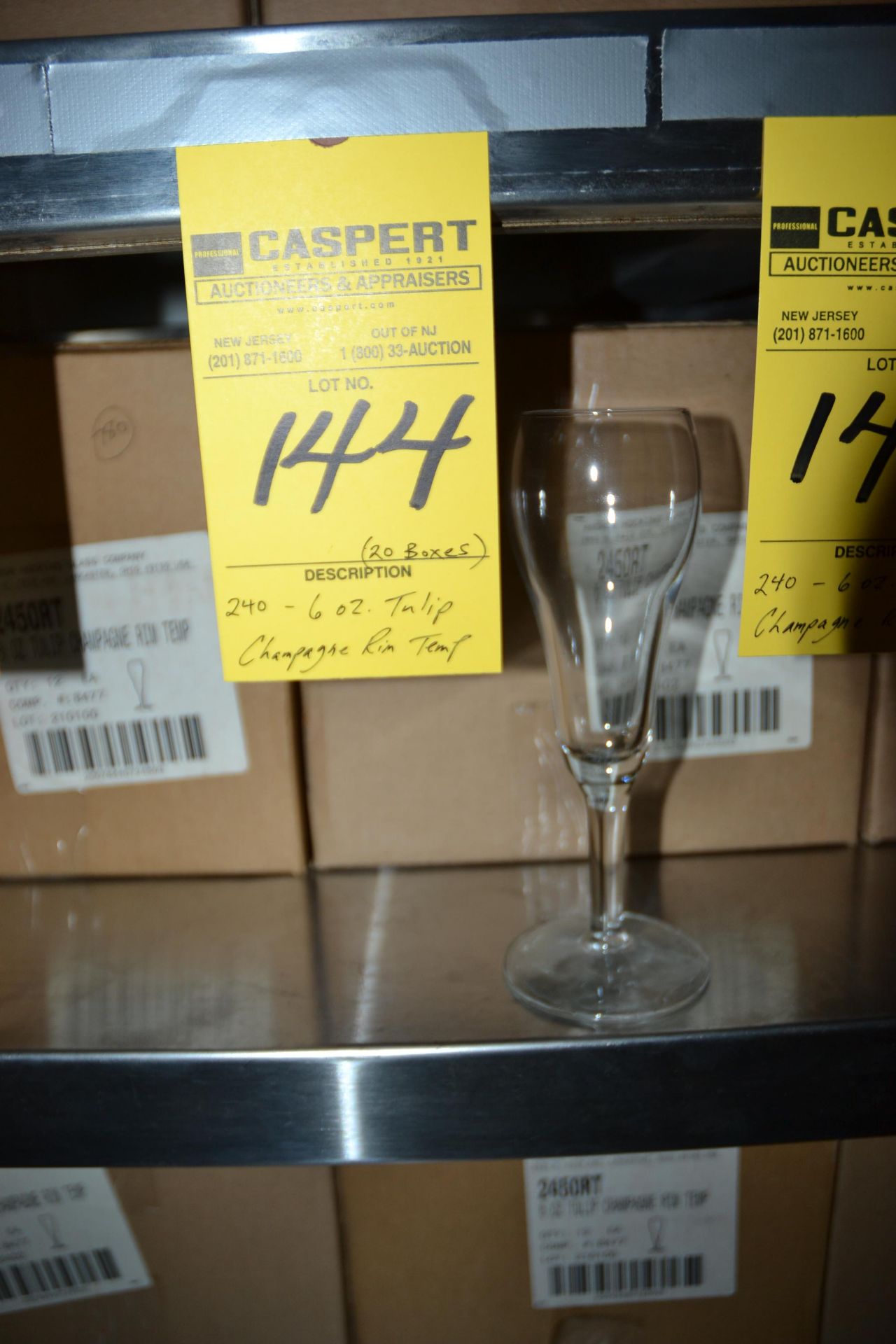 6 Oz. Tulip Champagne Glasses (20 Boxes)
