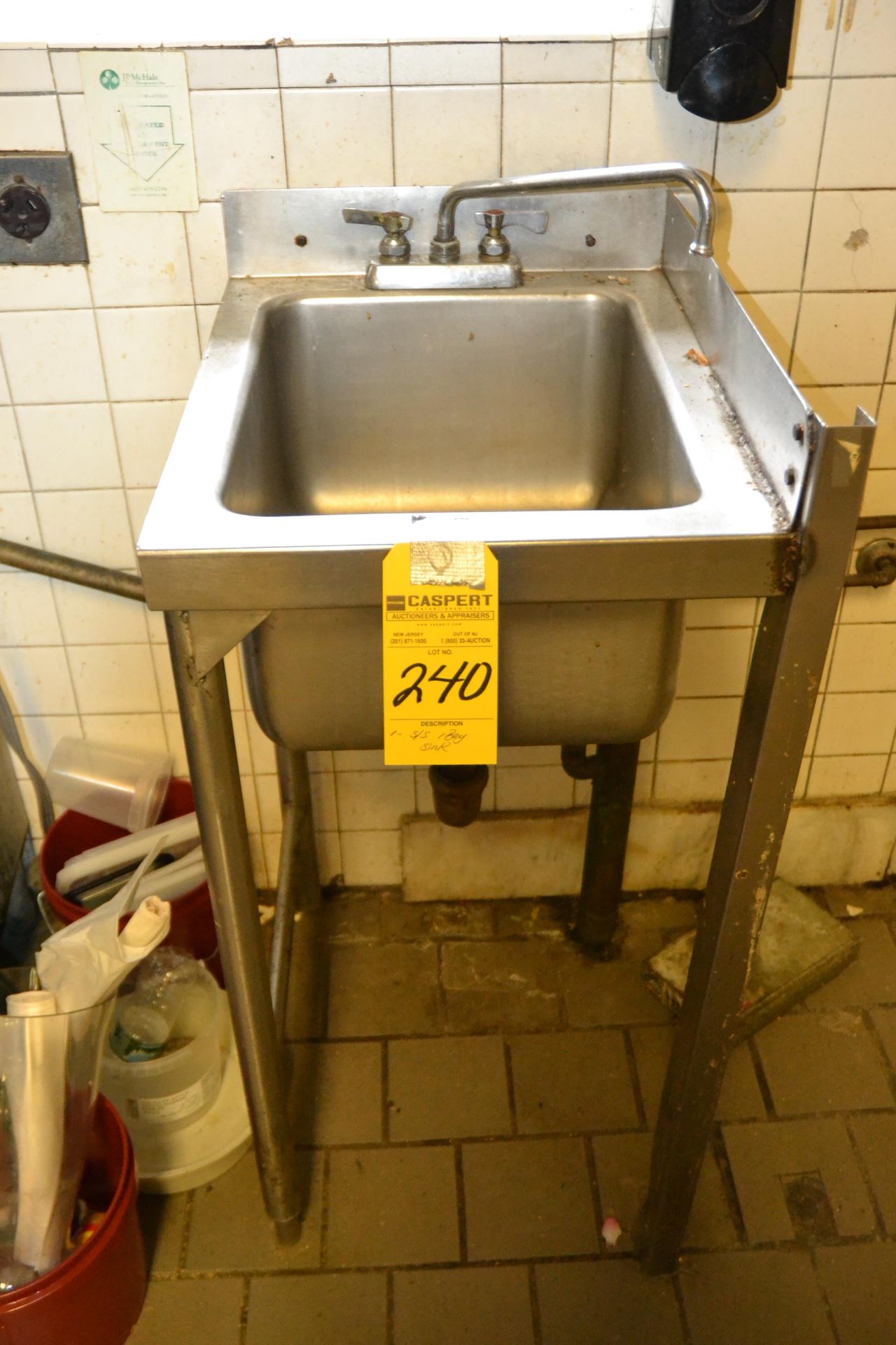 Stainless Steel 1-Bay Sink