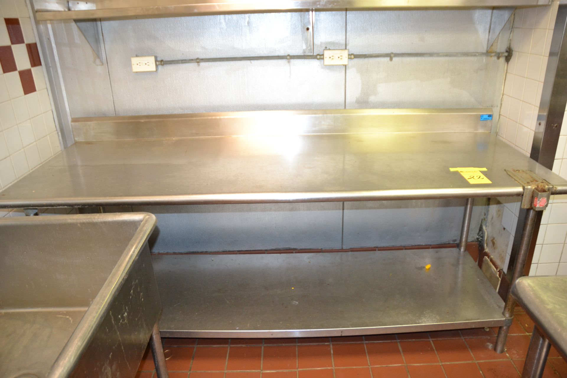 Stainless Steel Prep Table, 30" x 82"