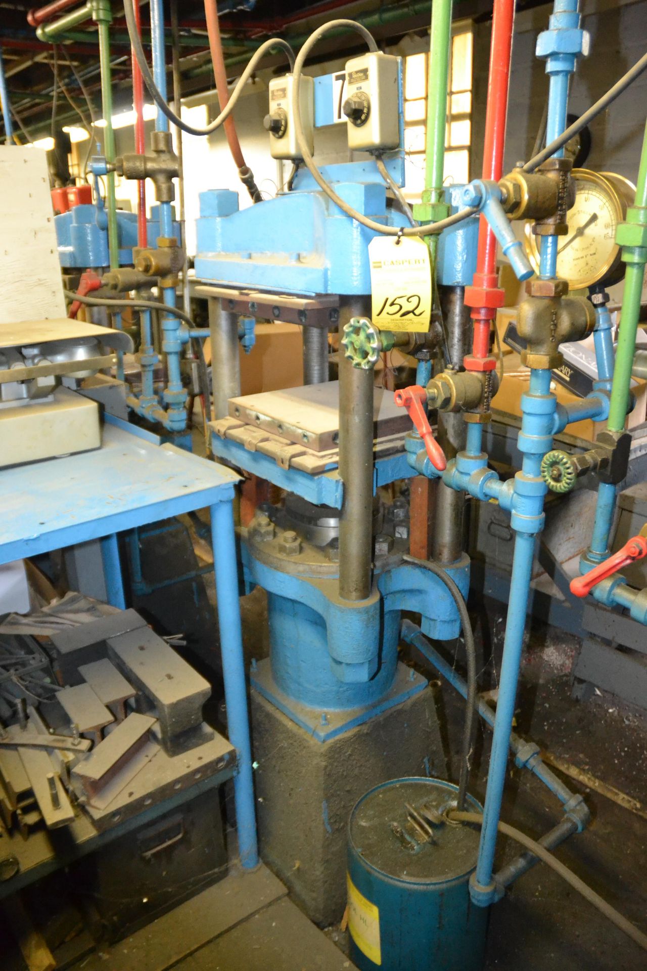Stewart 50-Ton Boiling Hydraulic Press, No. 2898