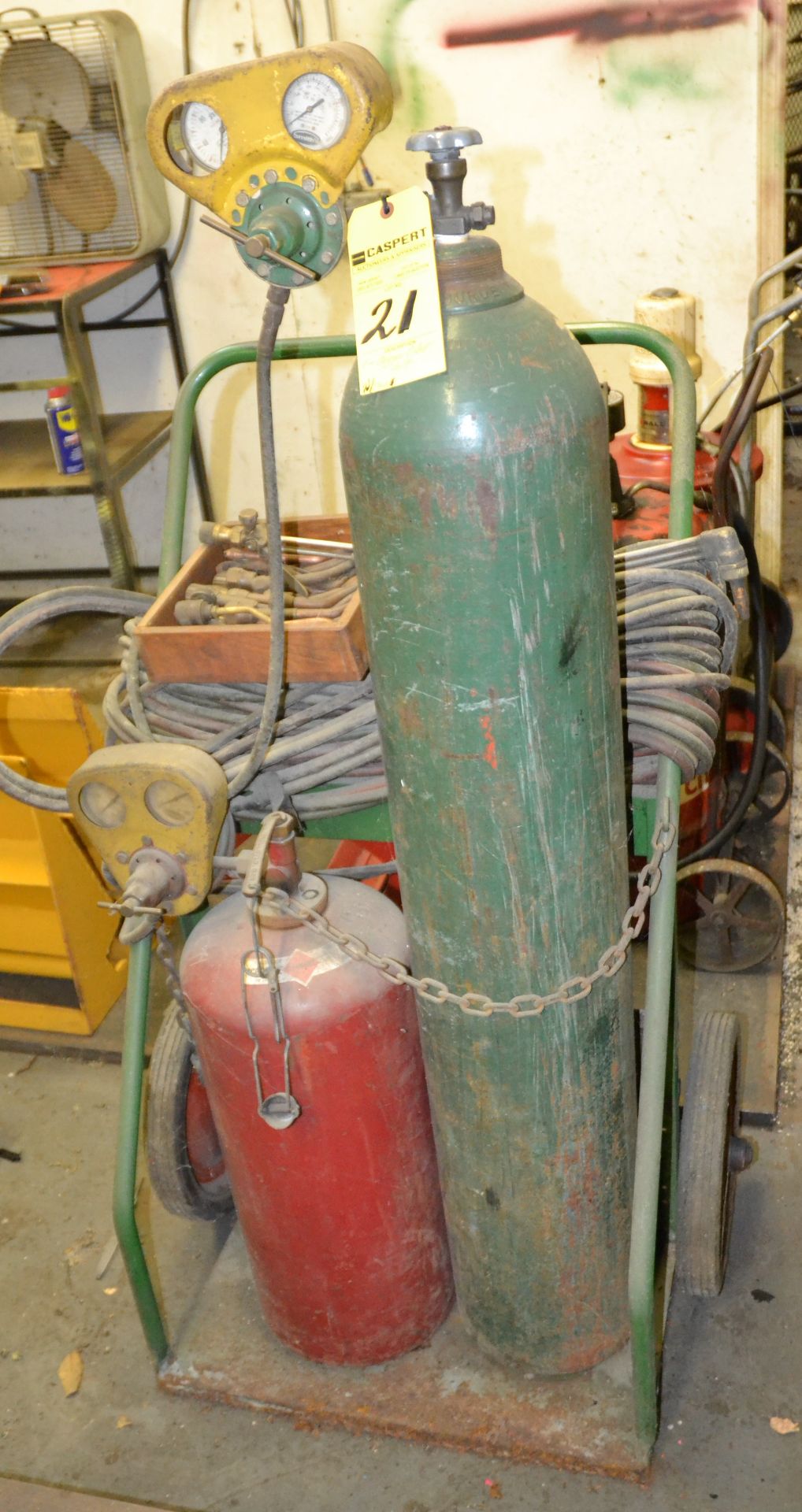 Oxygen & Acetine Unit w/ Tank