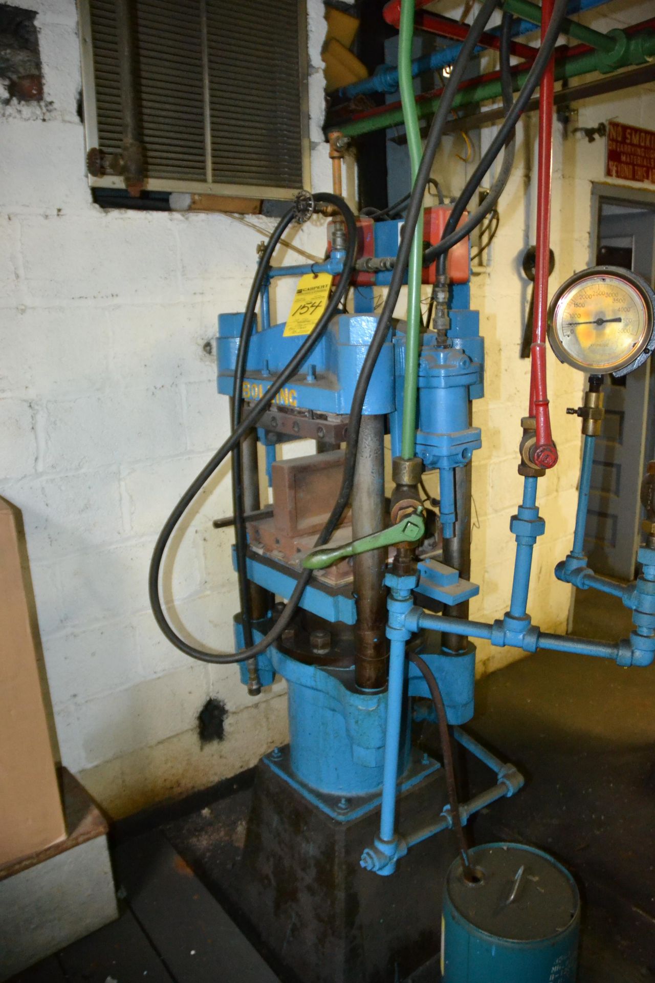 Stewart 50-Ton Boiling Hydraulic Press, No. 2788