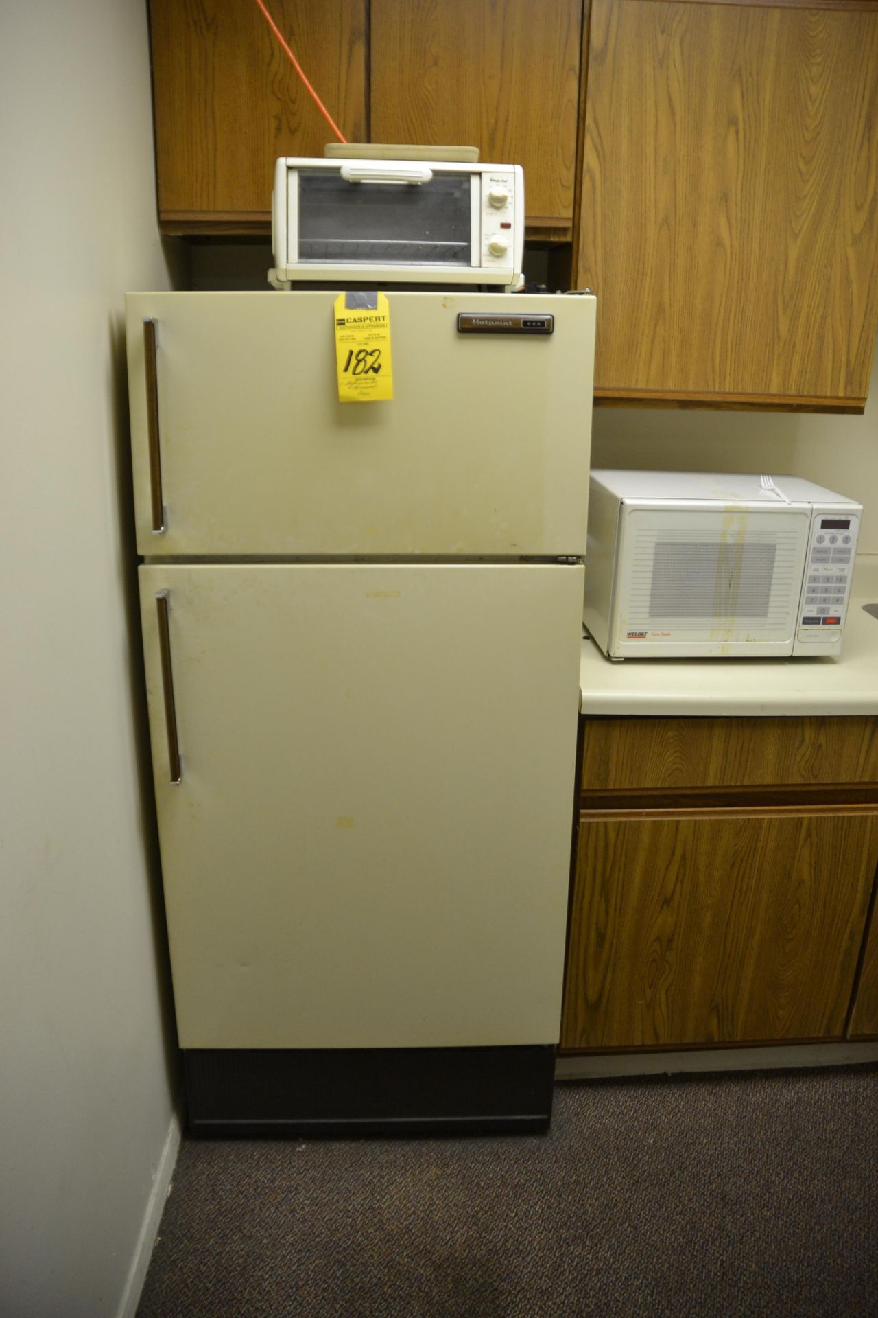 Refrigerator, Microwave, Oven