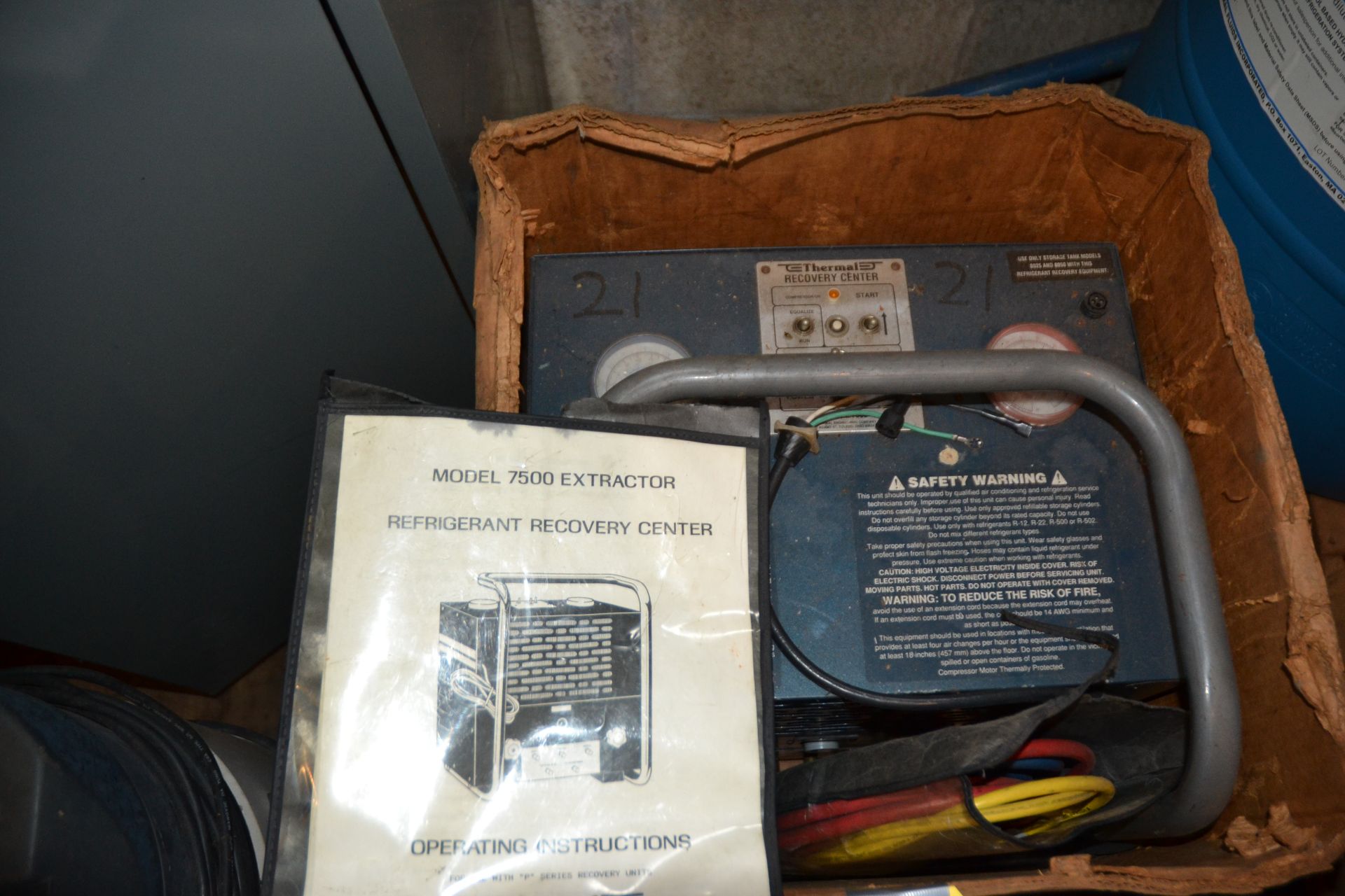 Thermal Refrigerant Recovery Center Extractor, M: 7500 - Image 2 of 2