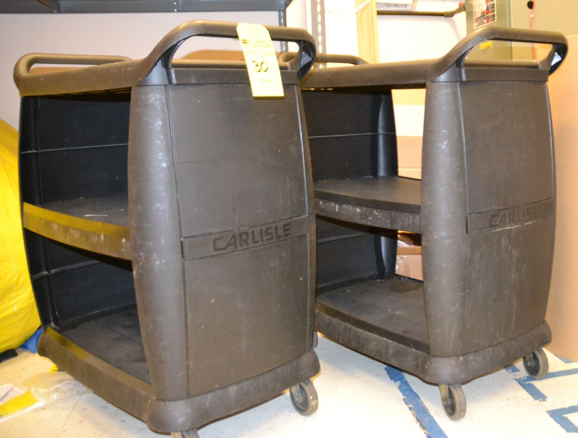 Carlisle Rolling Plastic Carts