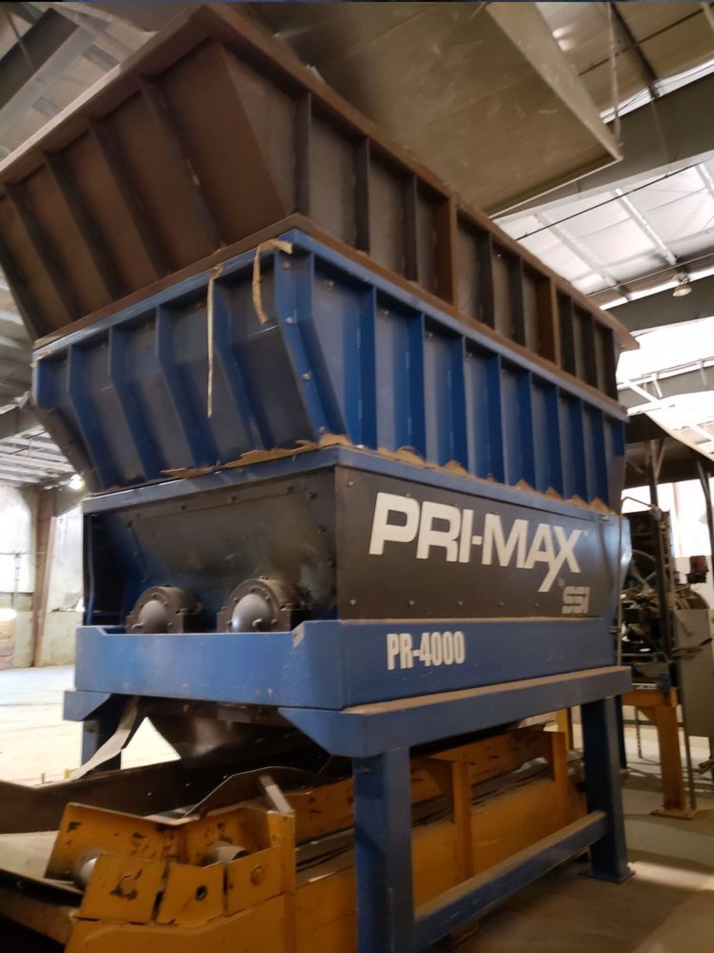 SSI PRI-MAX SHREDDER MODEL-PR-4000S CLOSED LOOP 20-80 TONS/ HOUR; INFEED-119" X 134"; INFEED - Image 5 of 9