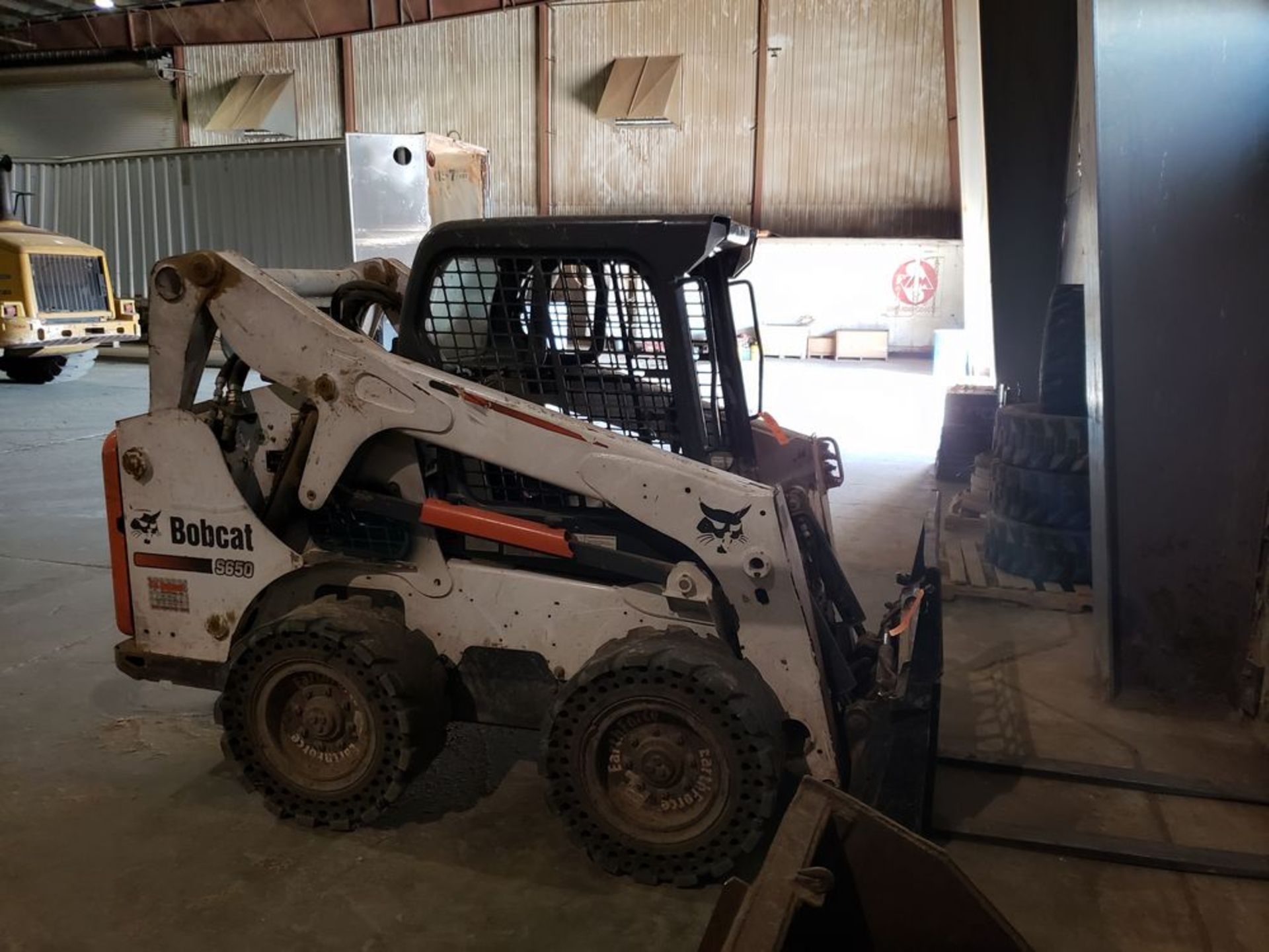 2013 BOBCAT COMPACT SKID STEER LOADER MODEL-S650 ID#A3NV21709 HYDRAULIC, JOYSTICK CONTROL