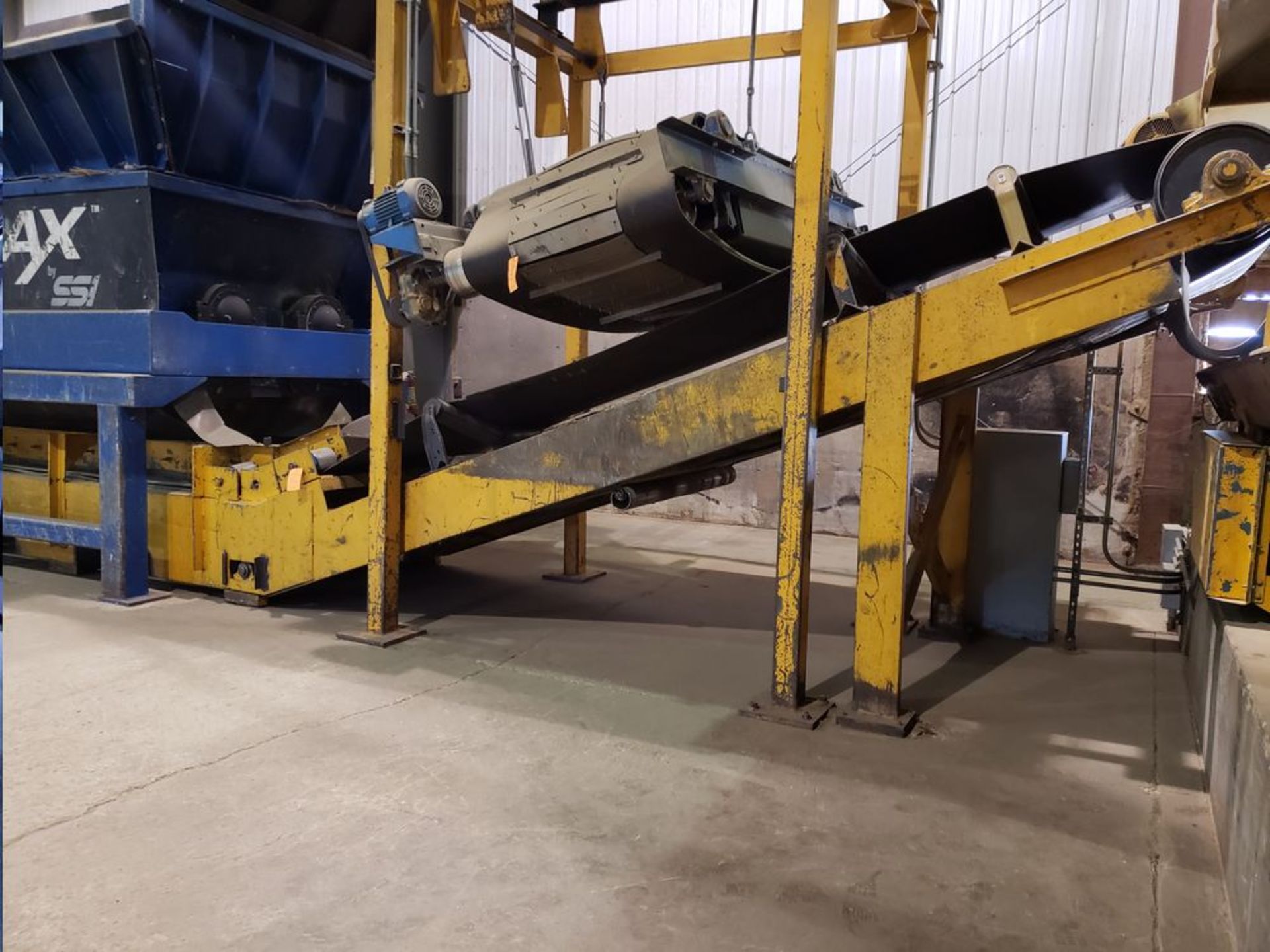 UNDER SHREDDER BELT CONVEYOR MODEL-SSI PRI MAXX PR 4000 S#P0175 (LOCATED AT: 29861 OLD HWY 33,