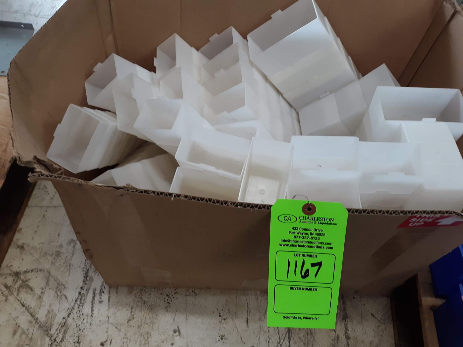 BOX OF SMALL PLASTIC CONTAINERS/BOXES (LOCATED AT: 432 COUNCIL DRIVE, FORT WAYNE, IN 46825)