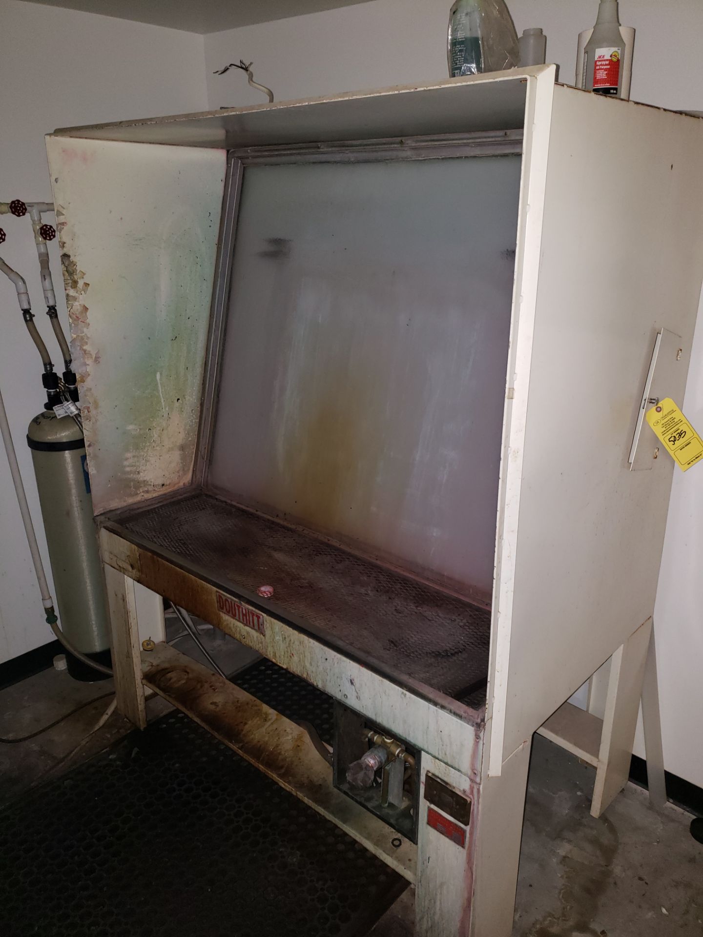 DOUTHITT SPRAY-OUT BOOTH S#66031 SIZE 45 X 55 TYPE: WASH-OUT (LOCATED AT: 16335 LIMA ROAD BLDG. 4