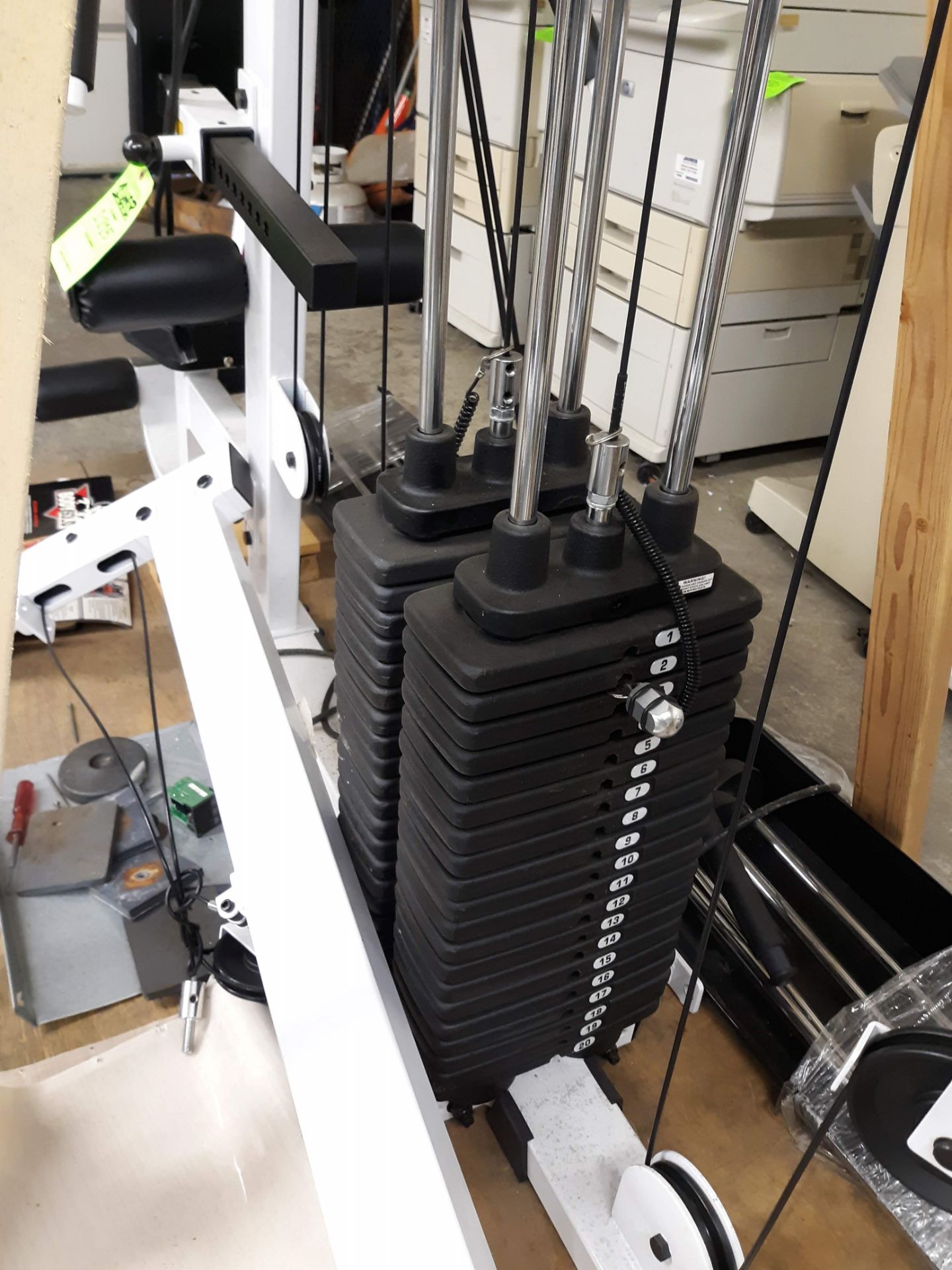 BODY SOLID EXM4000S ULTIMAT TRIPLE STACK HOME GYM PACKAGE (AS PICTURED)(LOCATED AT: 433 COUNCIL - Image 8 of 9