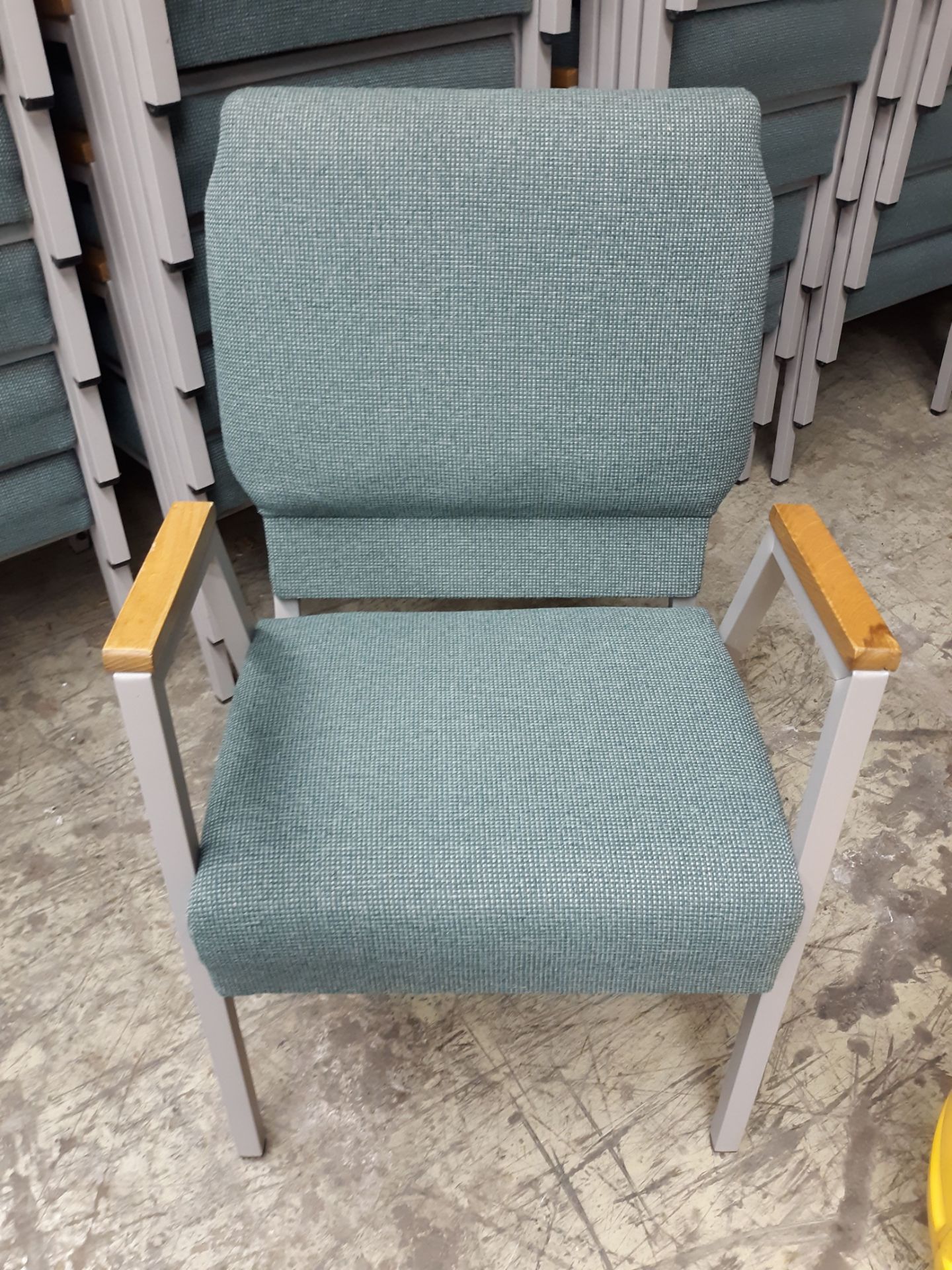 (10) CHURCH CHAIR INDUSTRIES FABRIC PADDED STEEL FRAME CHAIRS(LOCATED AT: 433 COUNCIL DRIVE, FORT - Image 2 of 4