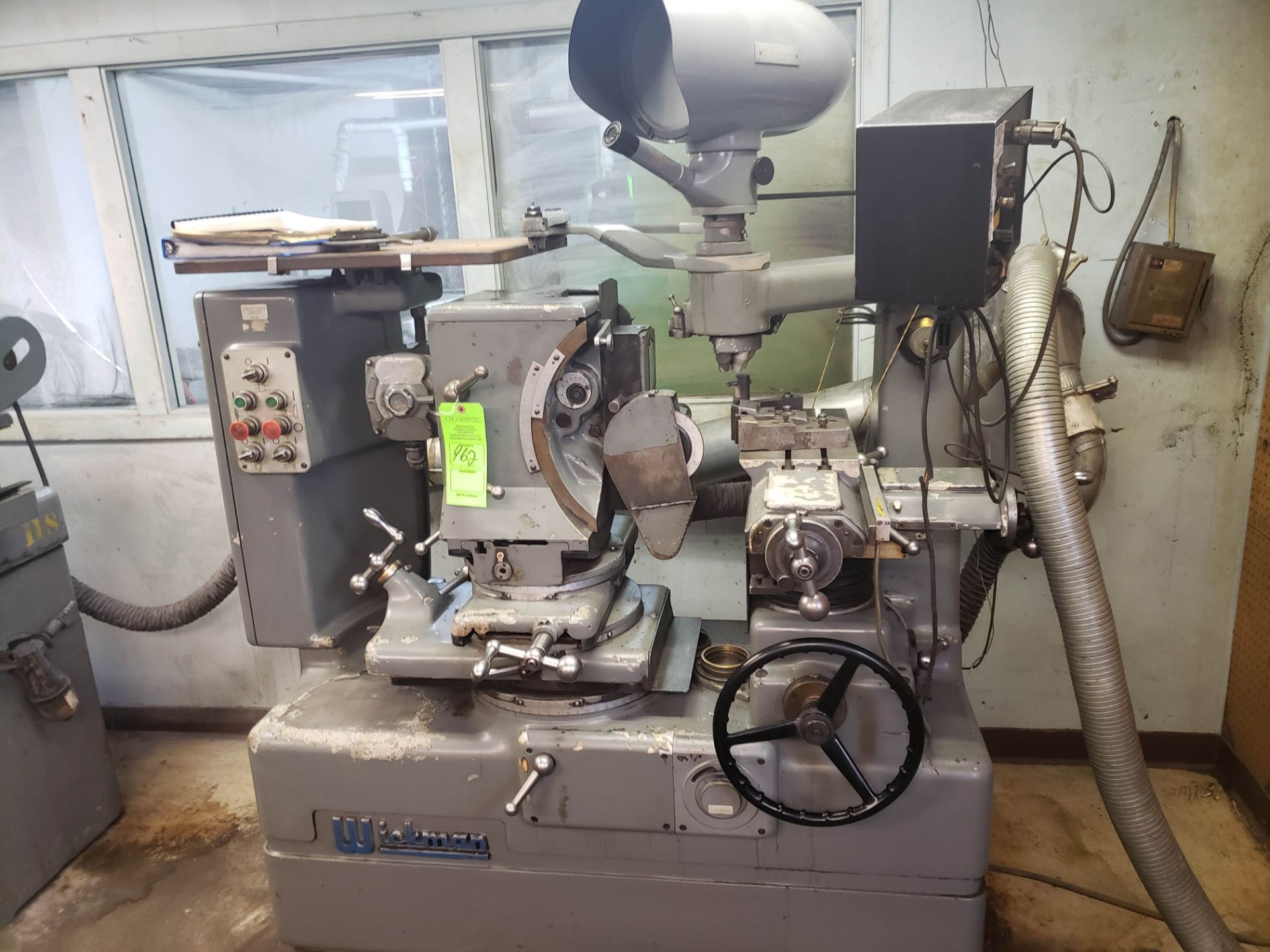 WICKMAN OPTICAL PROFILE GRINDING MACHINE MODEL-690038 INSP. NO. 489-13 W/ TAYLOR HOBSON PROJECTION - Image 2 of 2