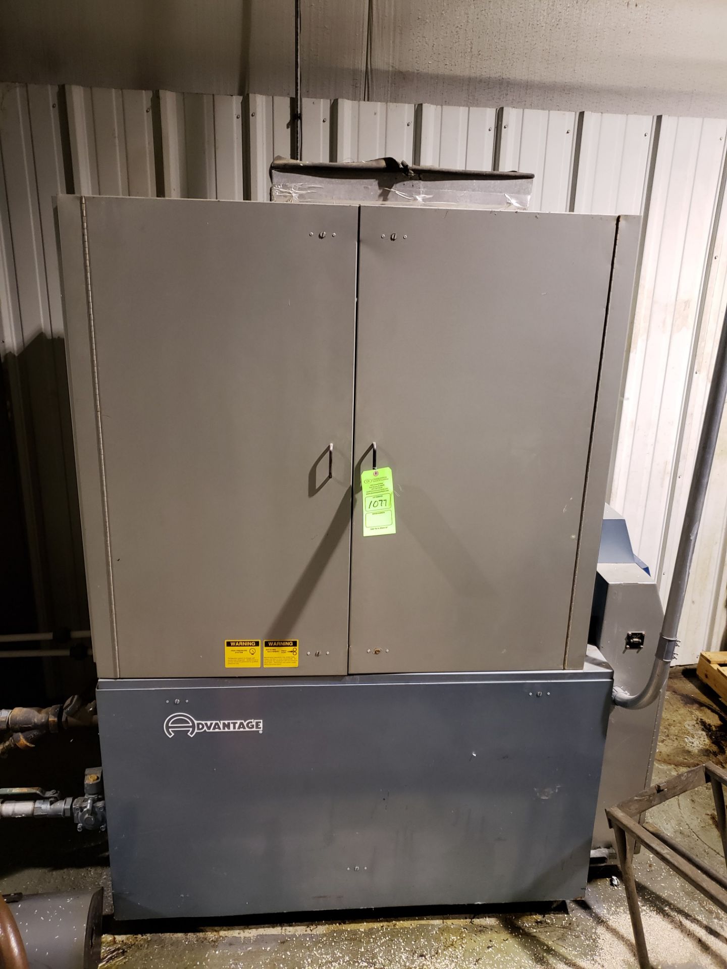 ADVANTAGE CHILLER MODEL-MX-5A-21HBX S#16923 WATER/GLYCOL 2HP (LOCATED AT: 9910 AIRPORT DRIVE, FORT