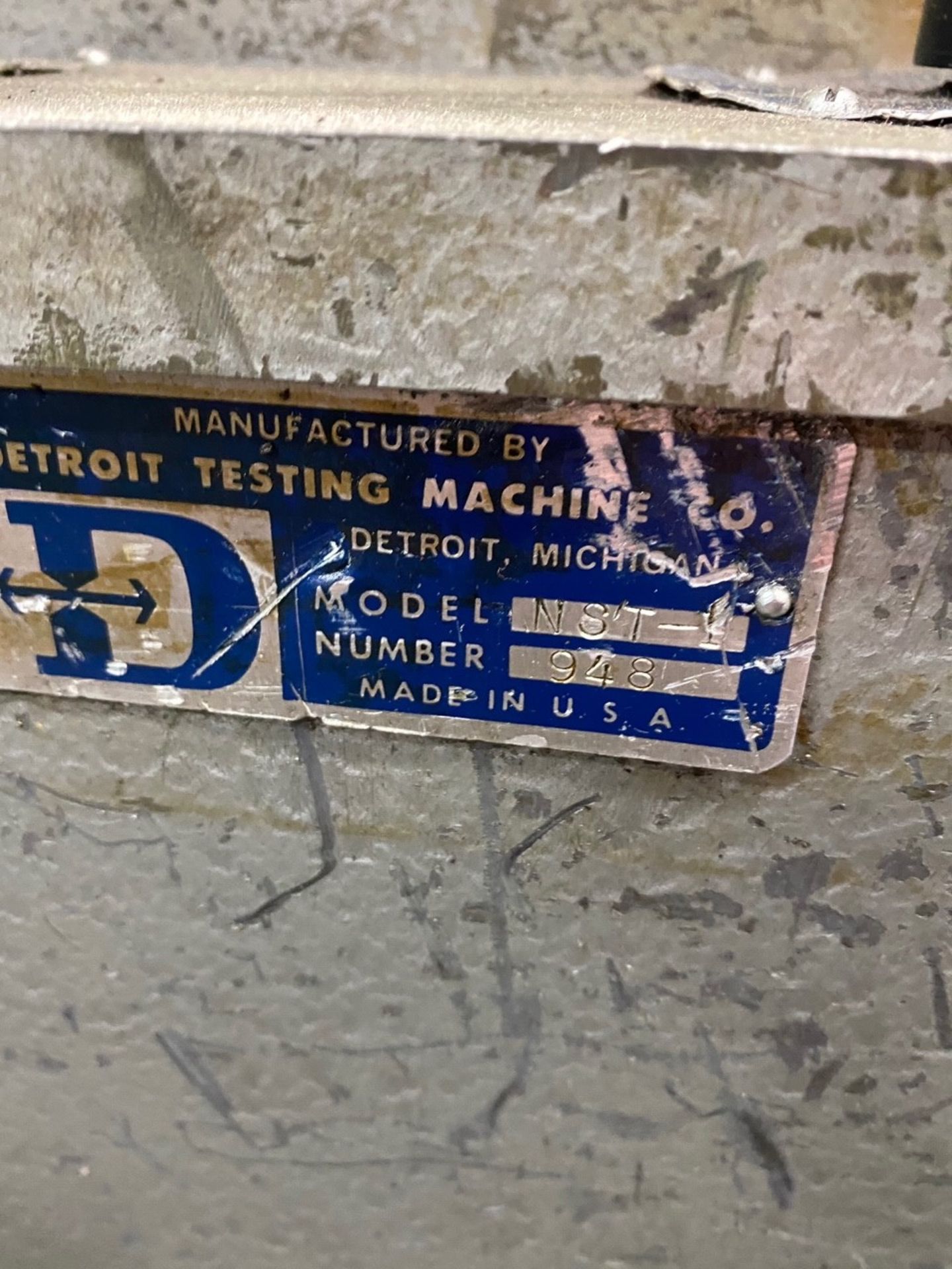 DETROIT TESTING MACHINE-SPOT WELD PULL TESTER (6801 INDUSTRIAL DRIVE, MEBANE, NC 27302) - Image 2 of 3