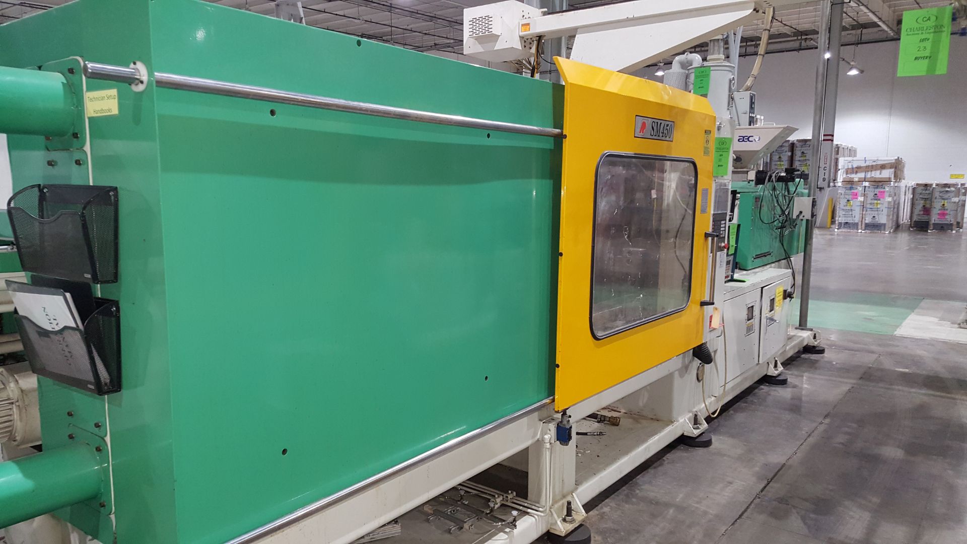 ASIAN PLASTIC MACHINERY CO Injection Molding Machine, Model SM450 (ref maq.1), Distance between bars